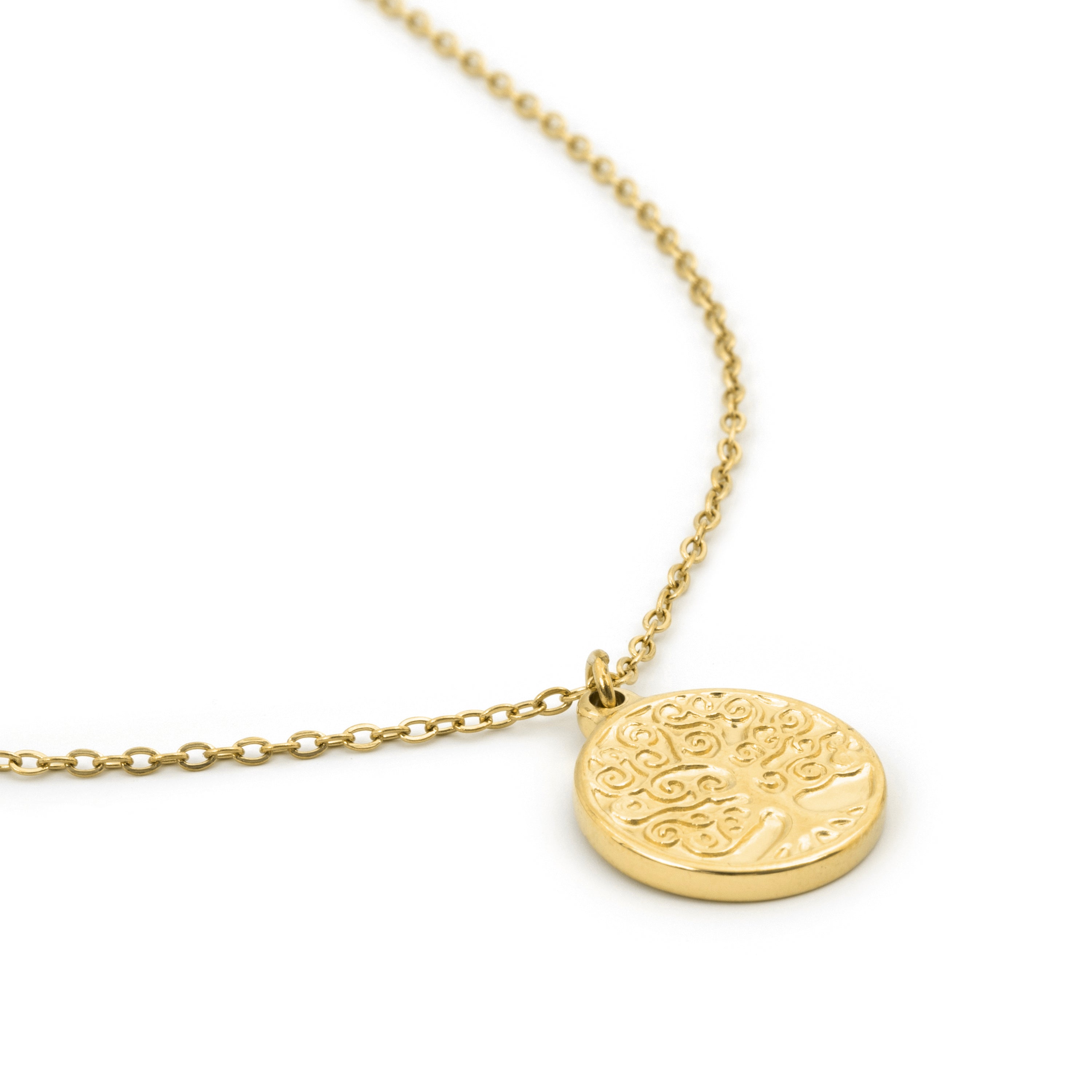 Collar acabado en oro amarillo de 18k - Neser
