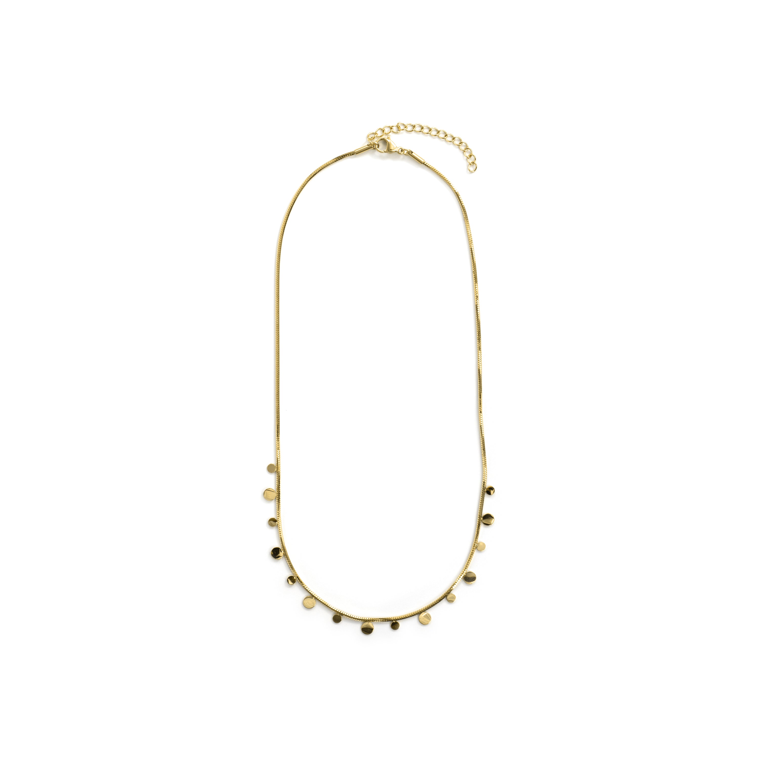 Collar acabado en oro amarillo de 18k - Bahid