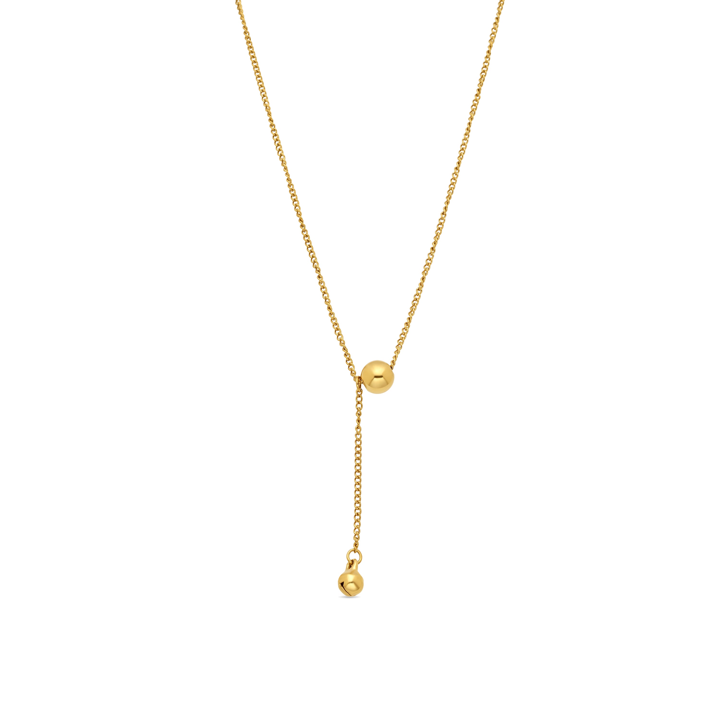 Collar acabado en oro amarillo de 18k - Kapdyo