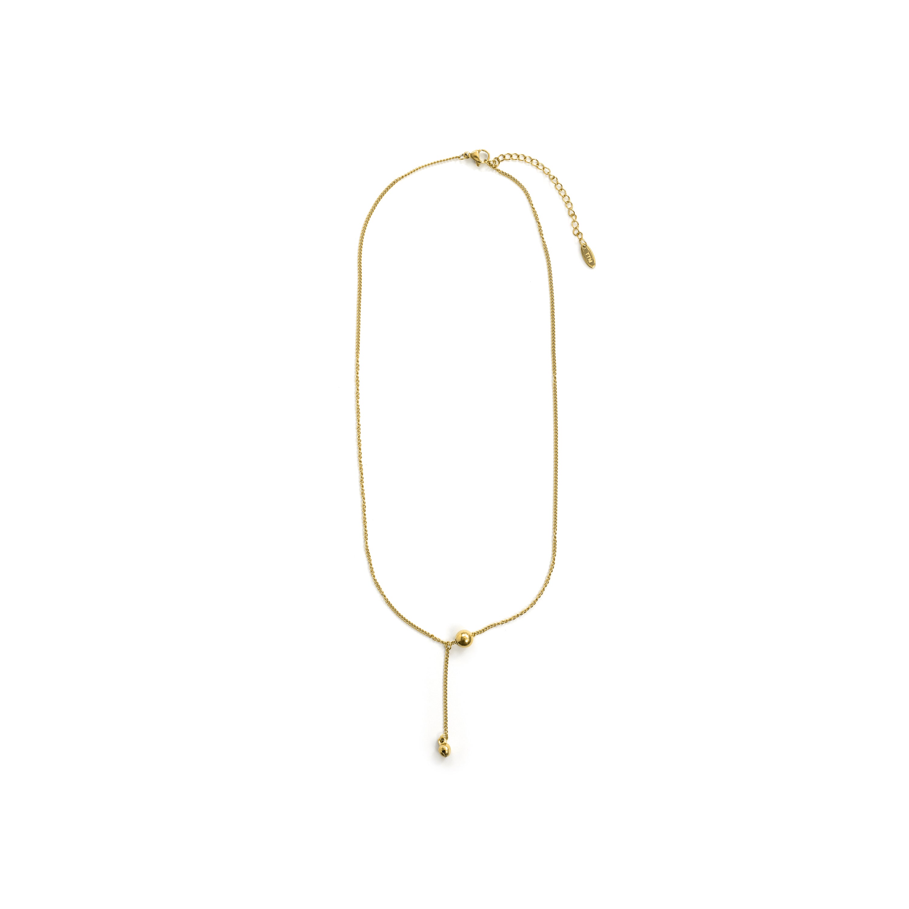 Collar acabado en oro amarillo de 18k - Kapdyo