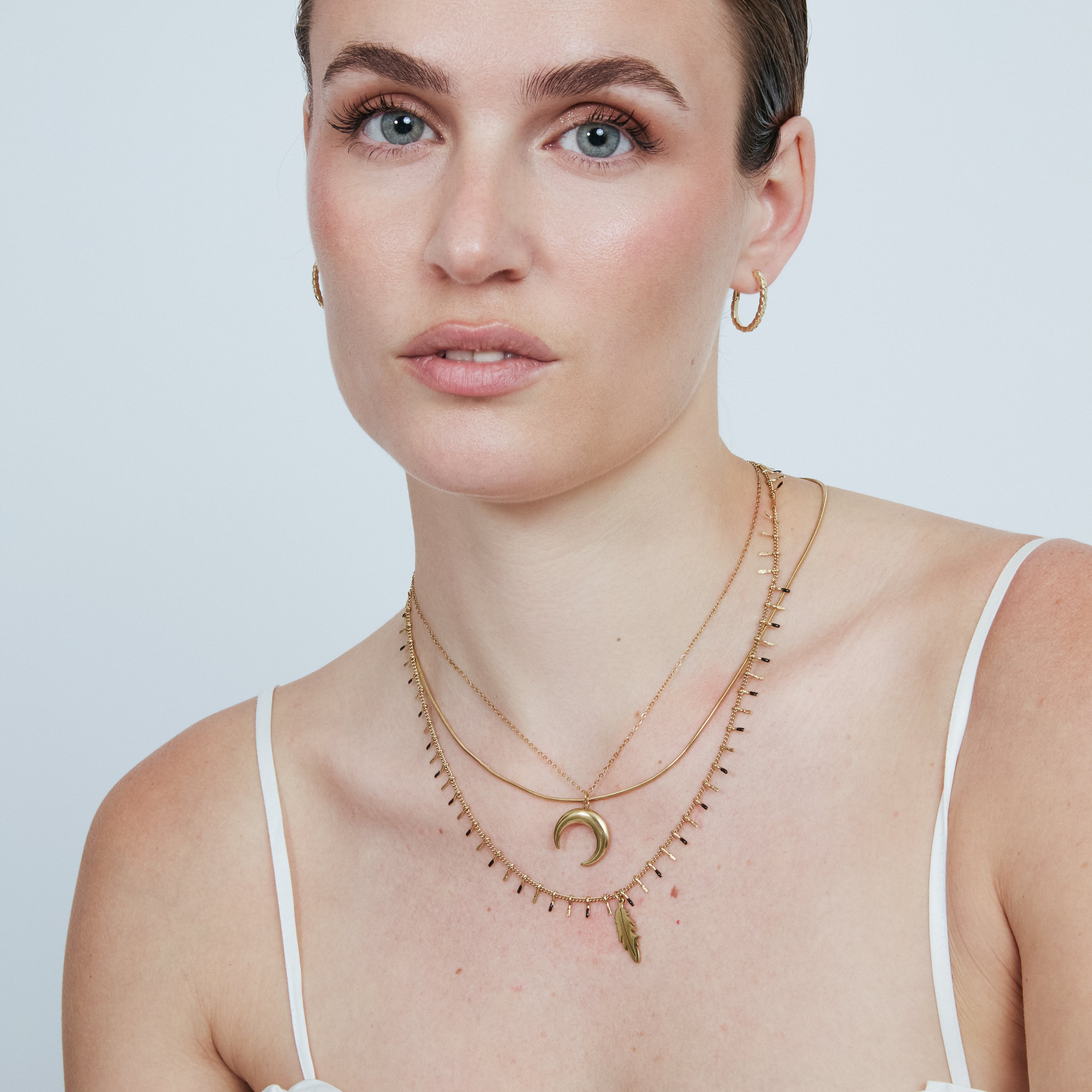 Collar acabado en oro amarillo de 18k - Rayver