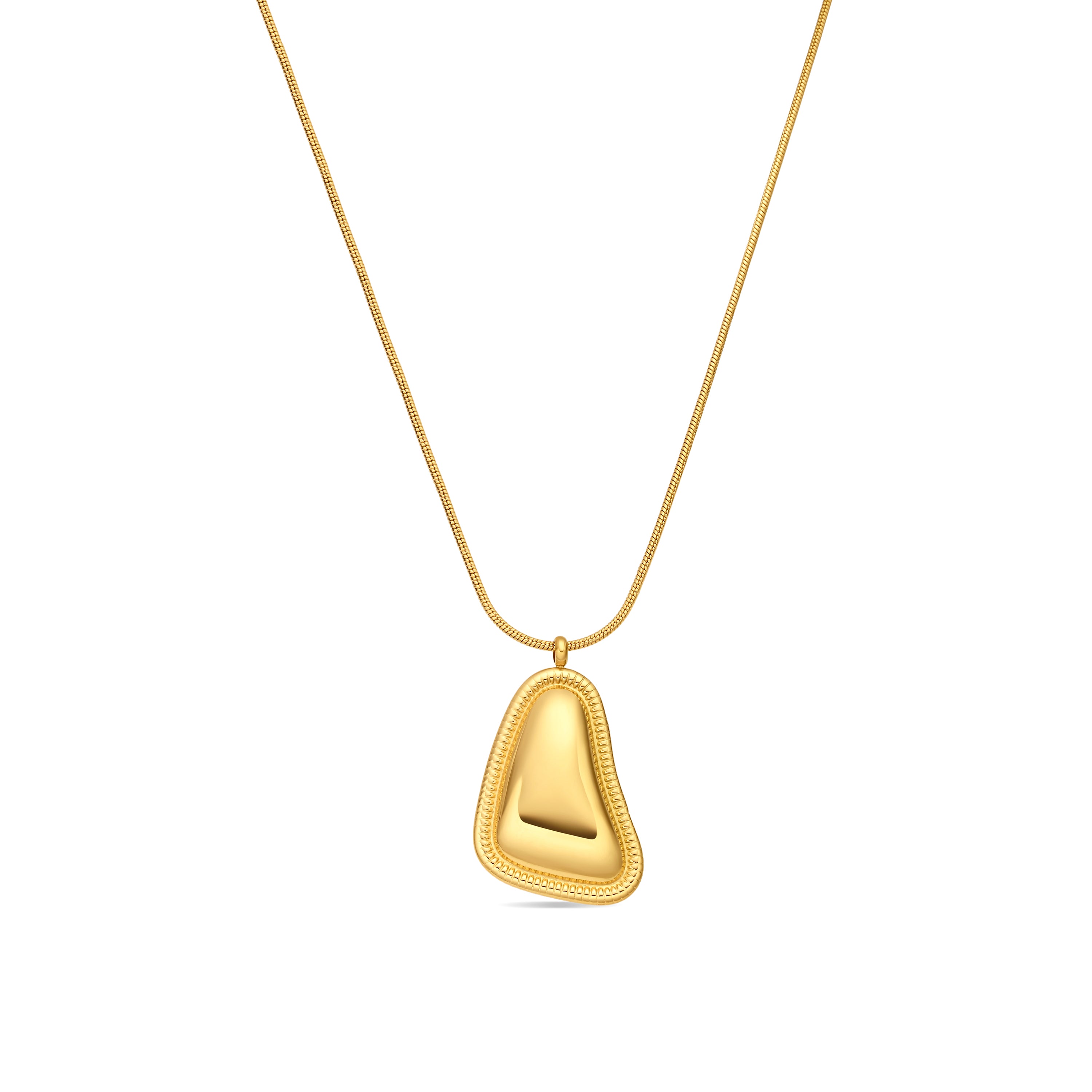 Collar acabado en oro amarillo de 18k - Teyah
