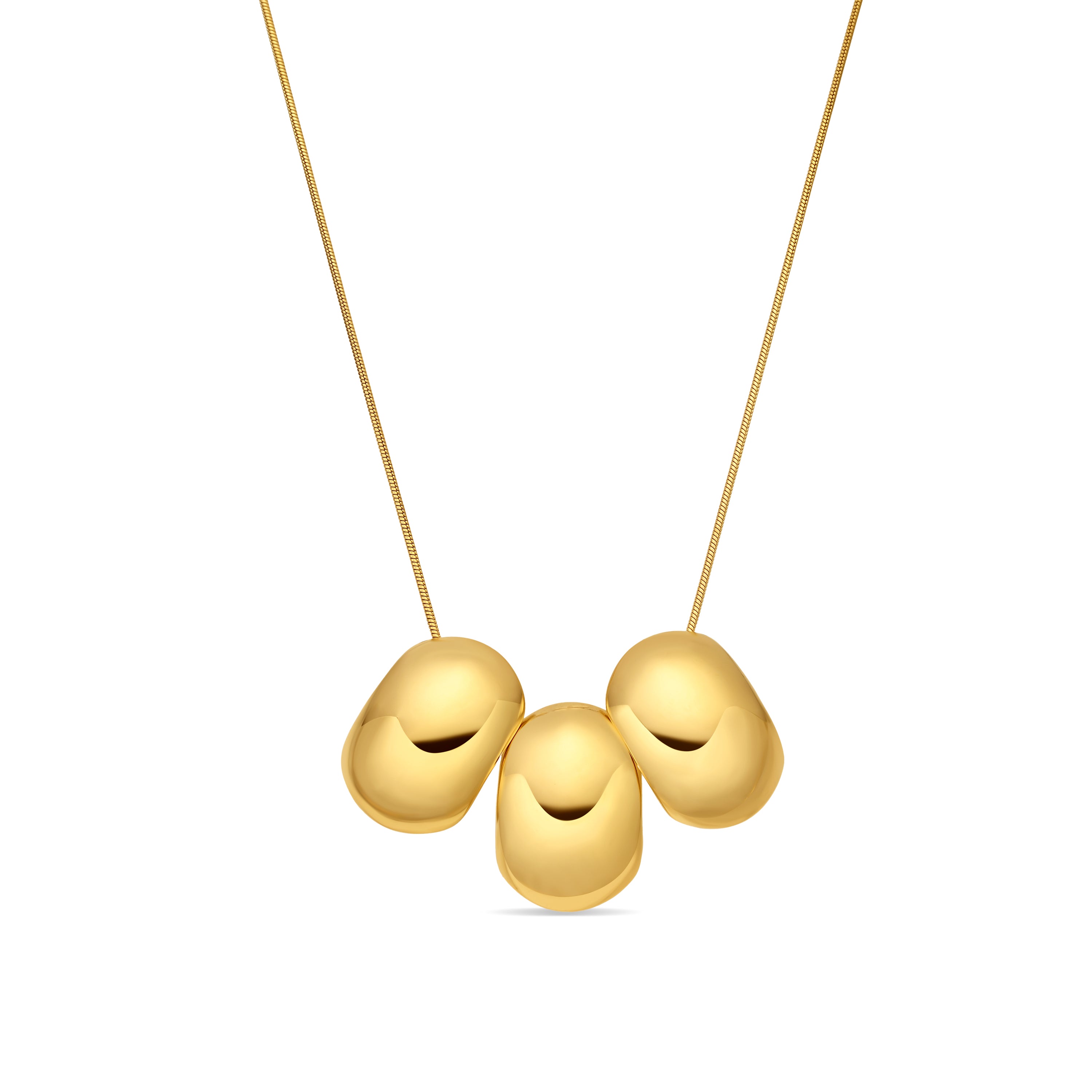 Collar acabado en oro amarillo de 18k - Smoro