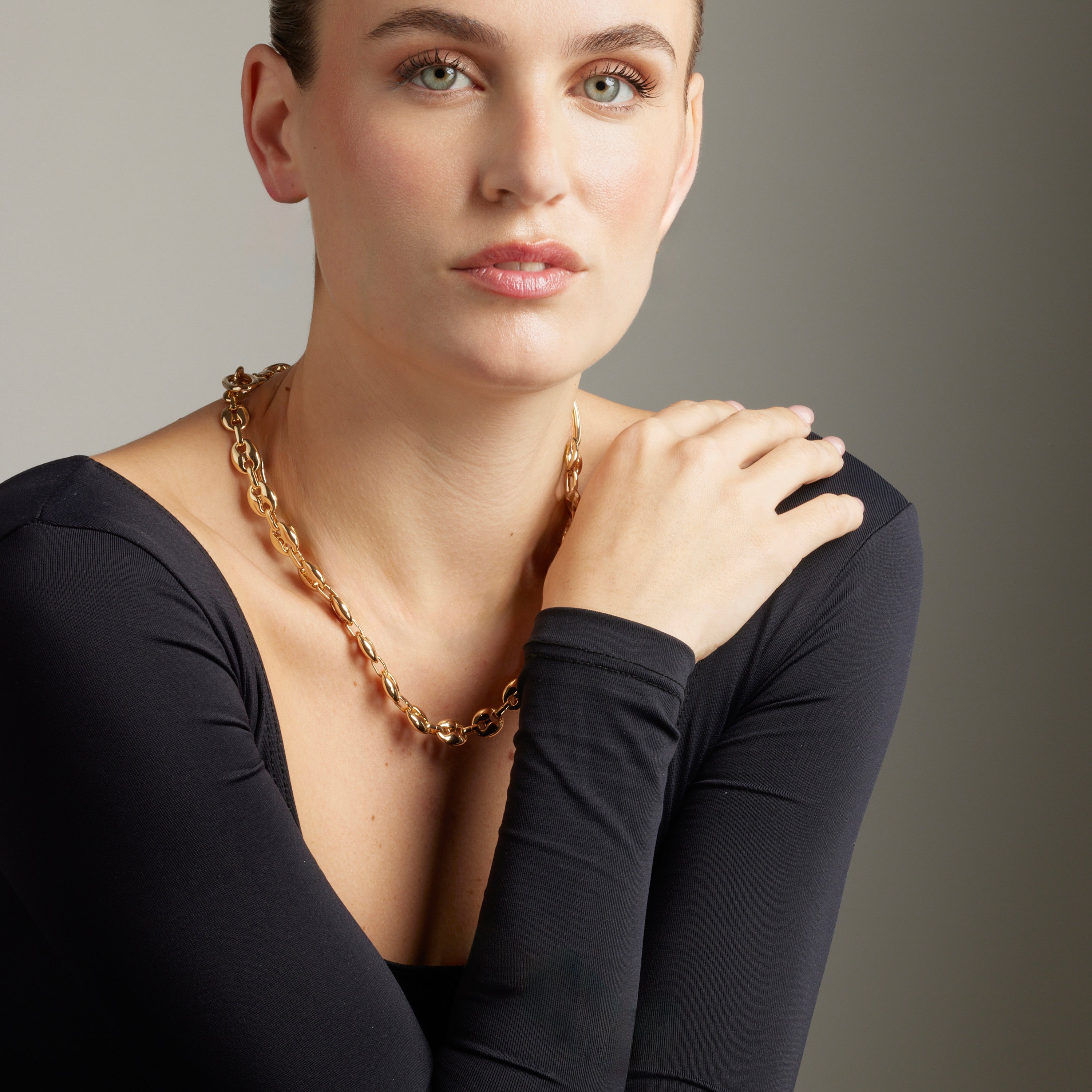 Collar acabado en oro amarillo de 18k - Midyu