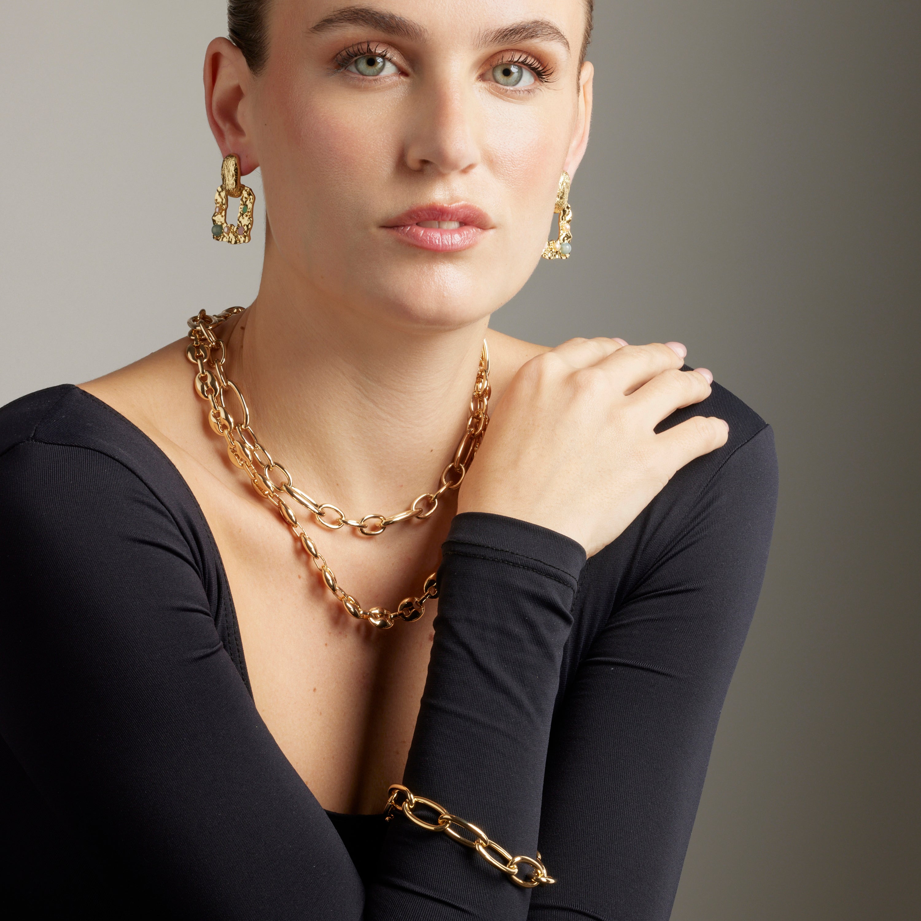 Collar acabado en oro amarillo de 18k - Oplie