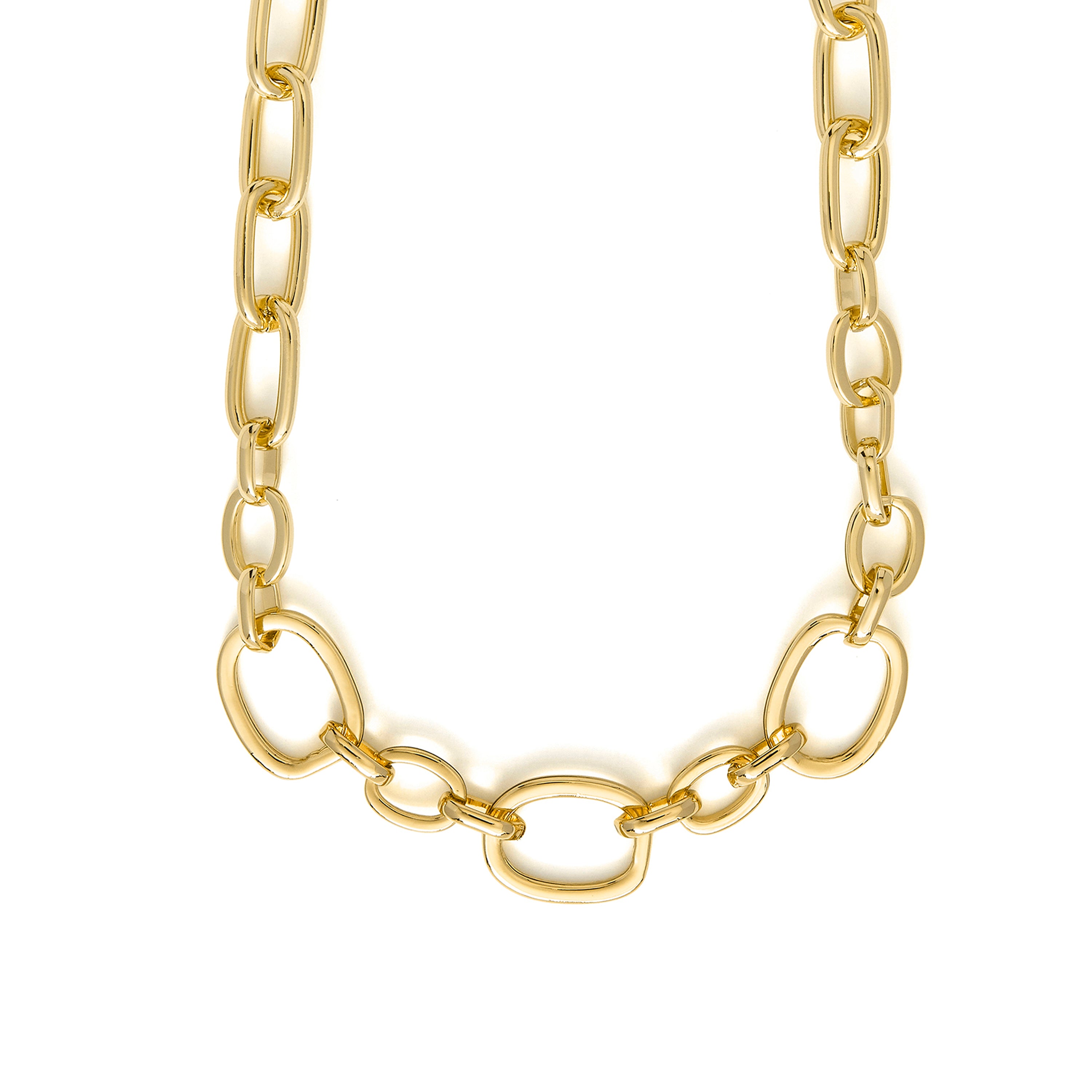 Collar acabado en oro amarillo 18k - Danli