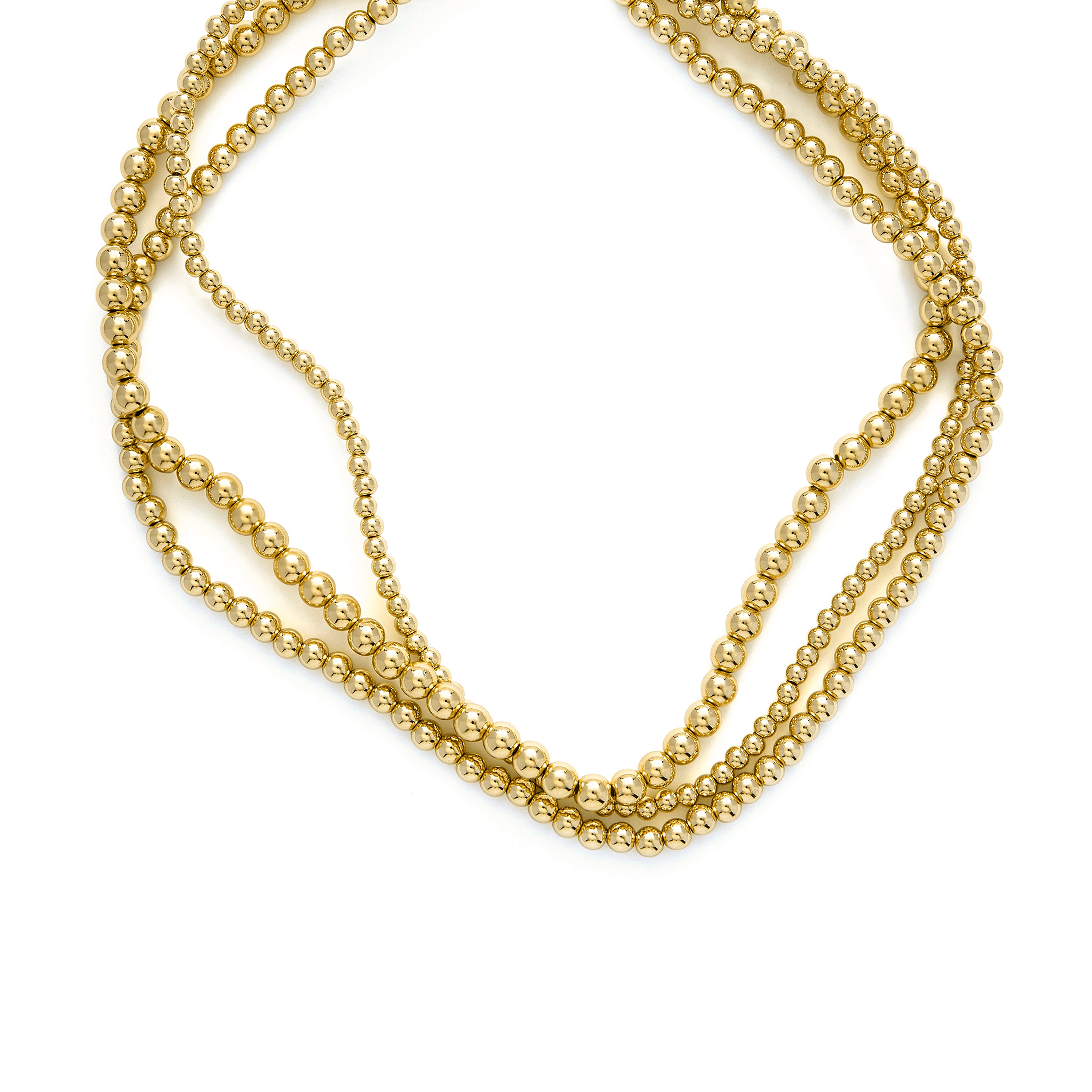 Collar acabado en oro amarillo 18k - Bielzu