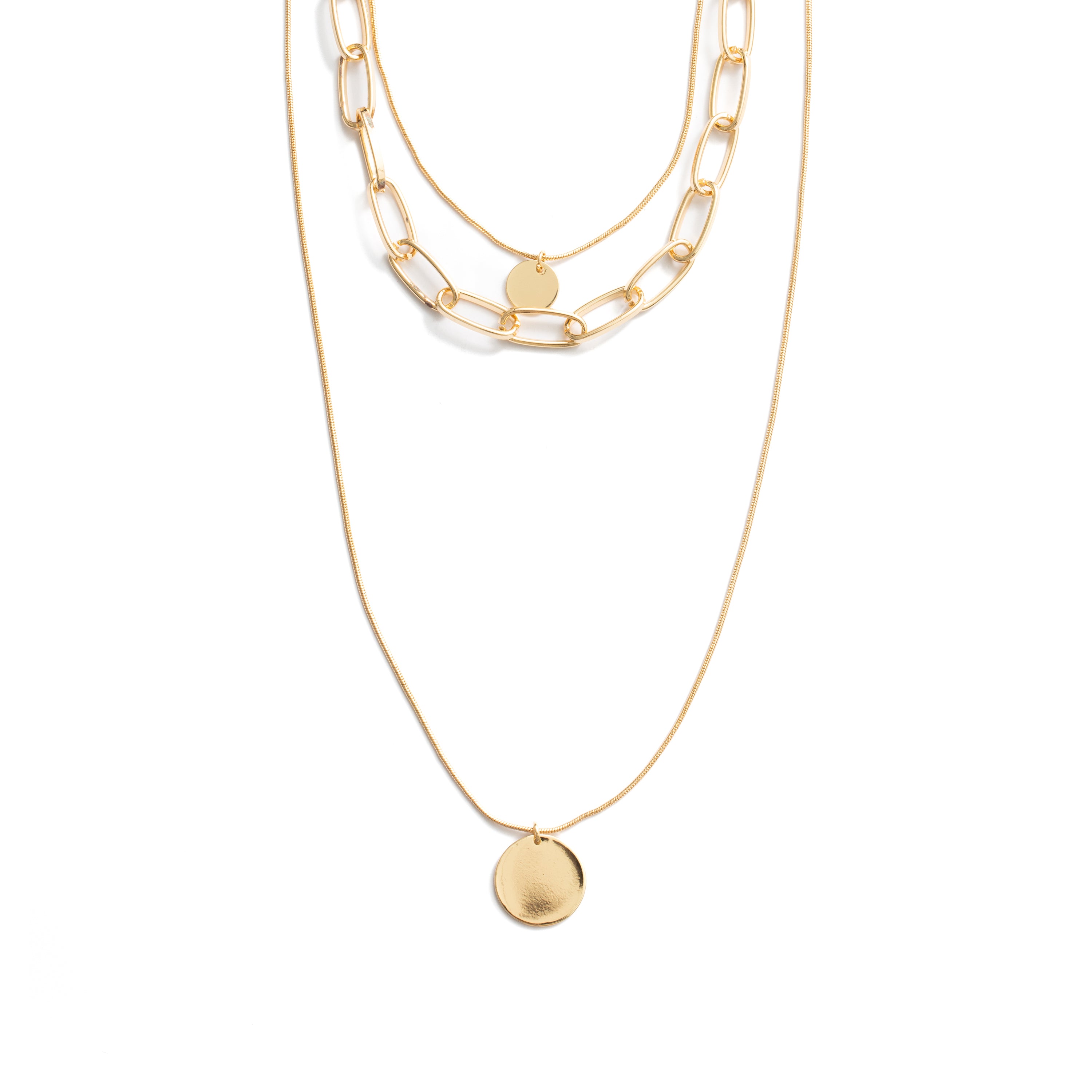 Collar acabado en oro amarillo de 18k - Hanoi