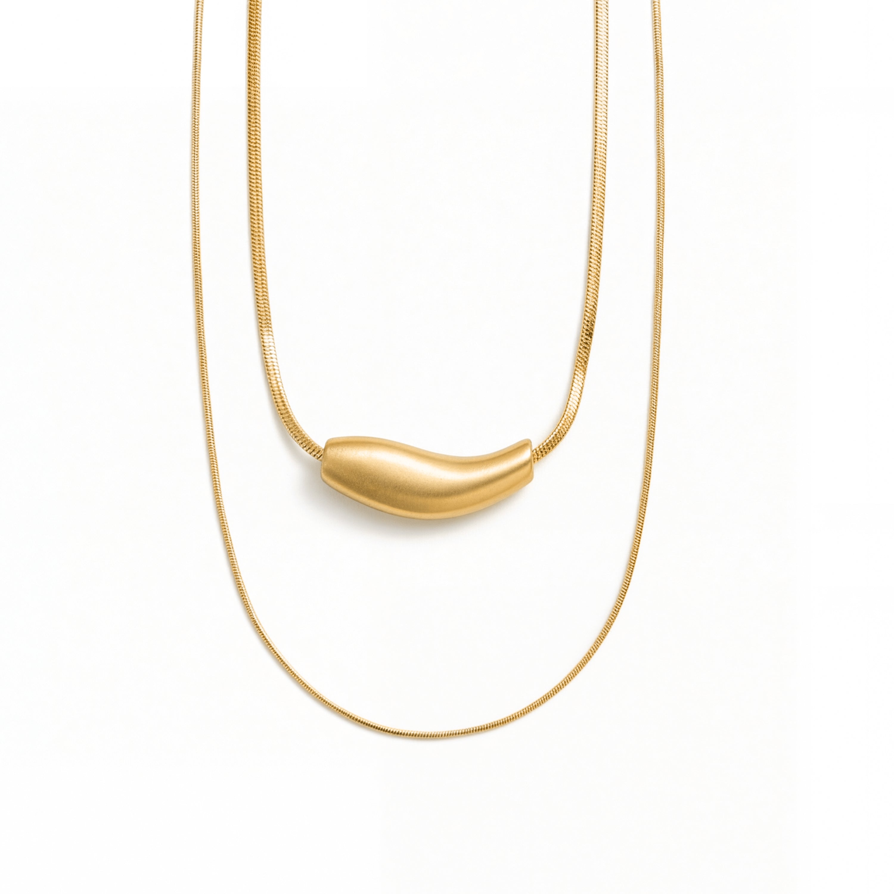 Collar acabado en oro amarillo de 18k - Syten