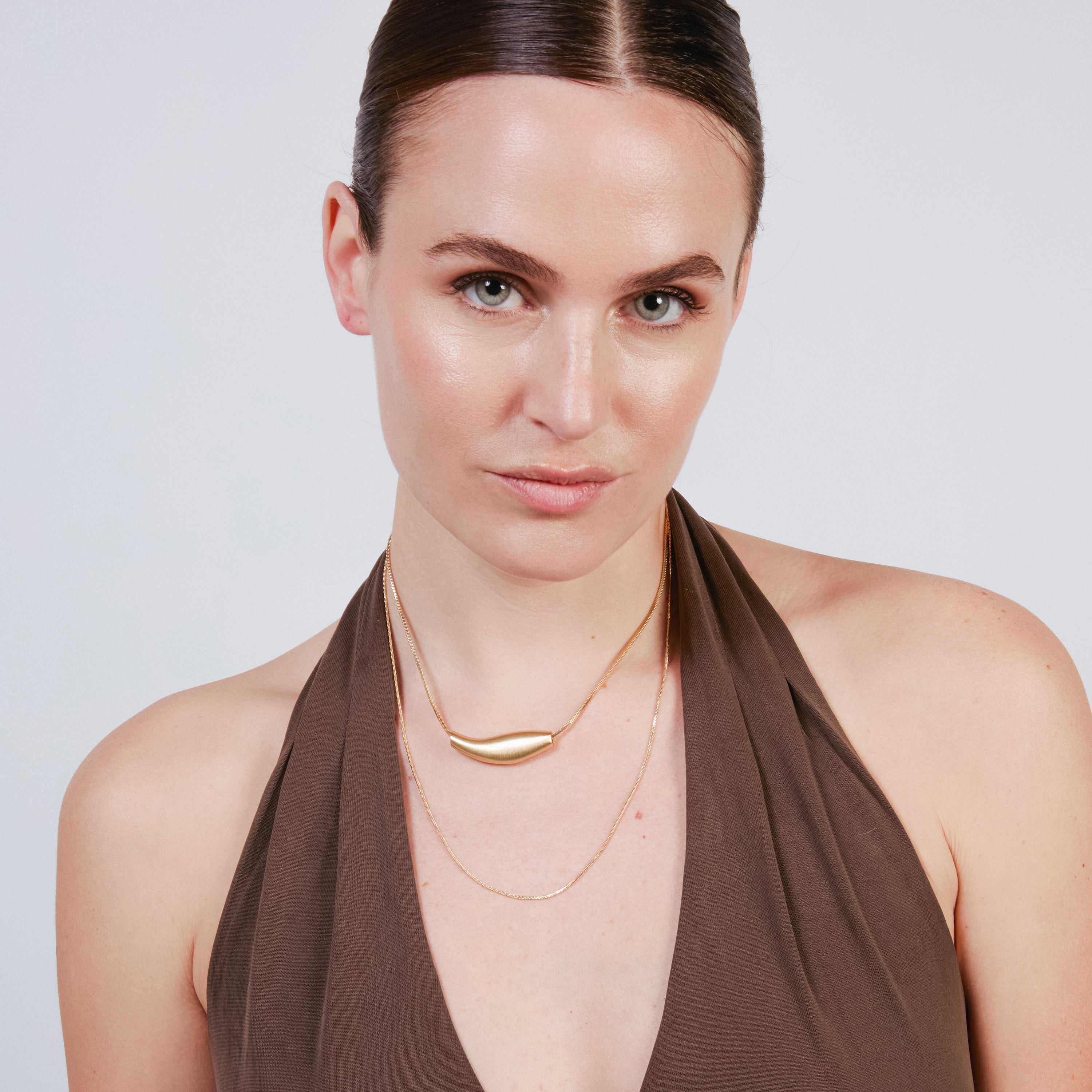 Collar acabado en oro amarillo de 18k - Syten