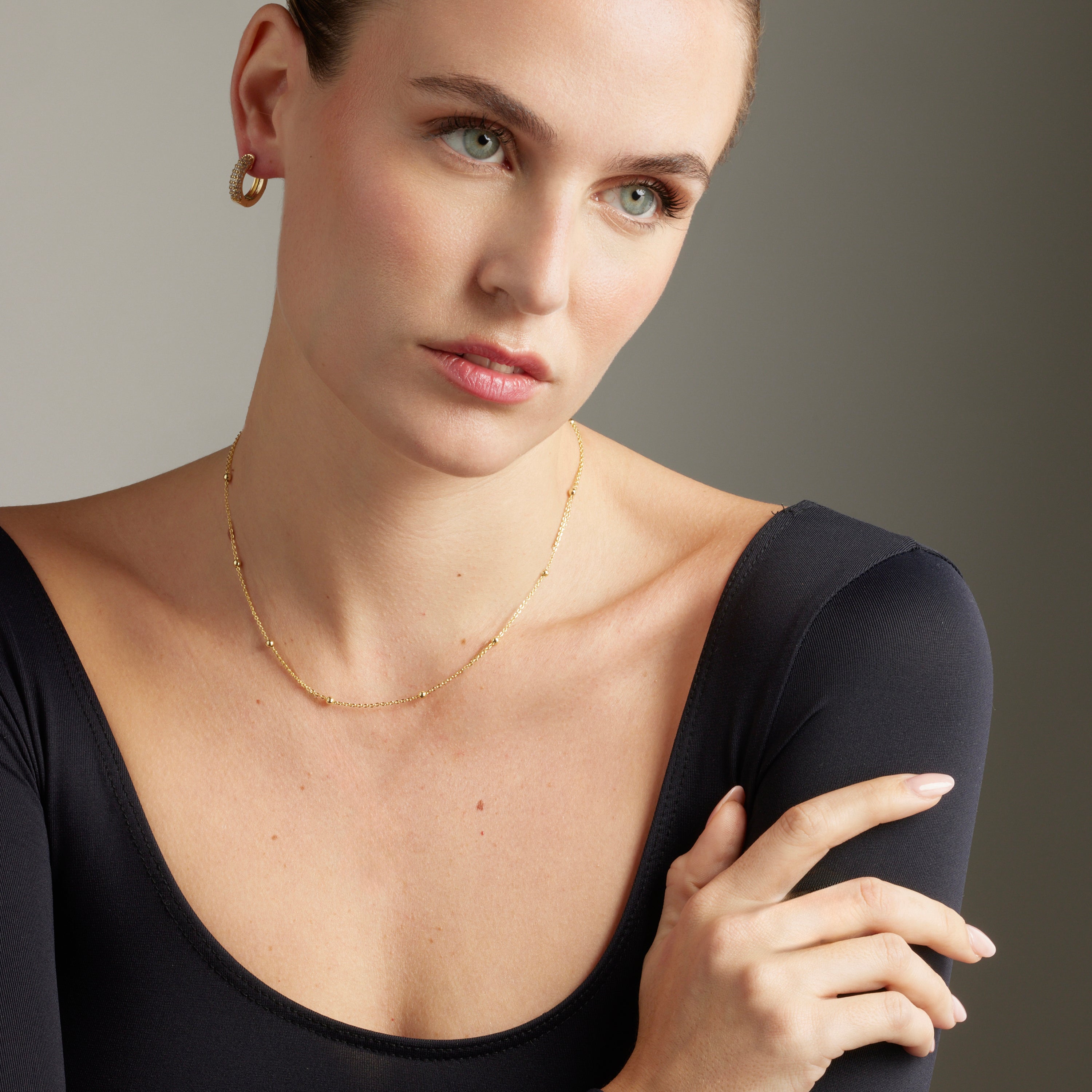 Collar acabado en oro amarillo de 18K - Liydat