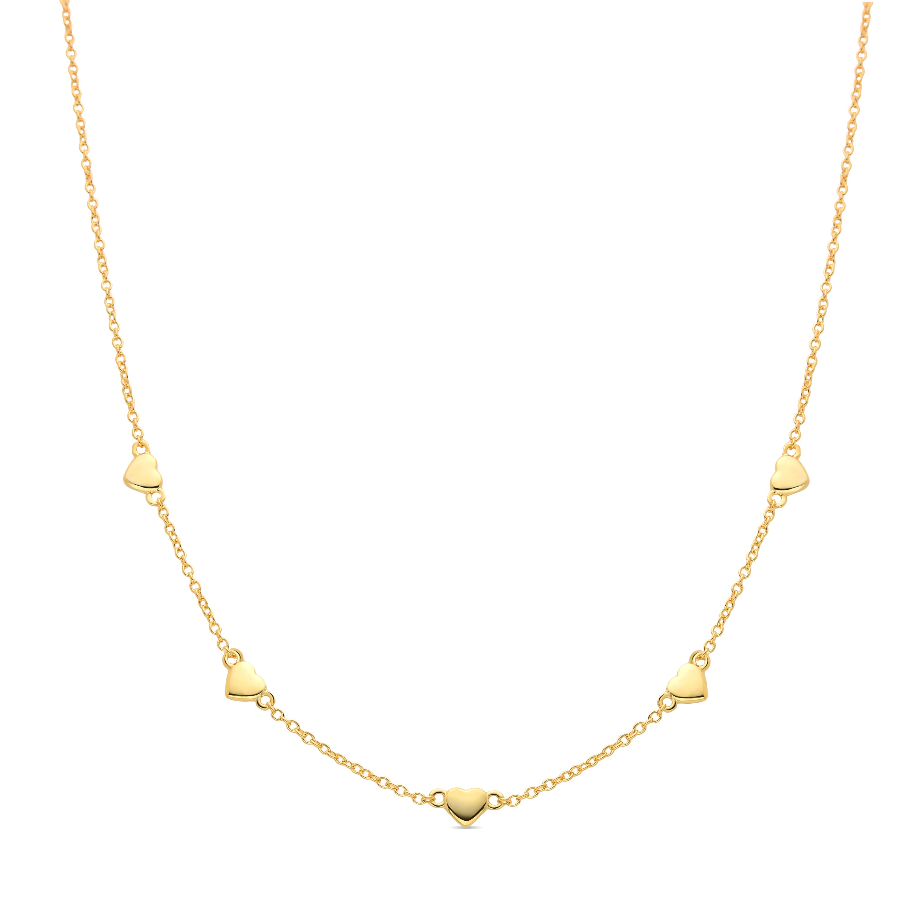 Collar acabado en oro amarillo de 18K - Moham