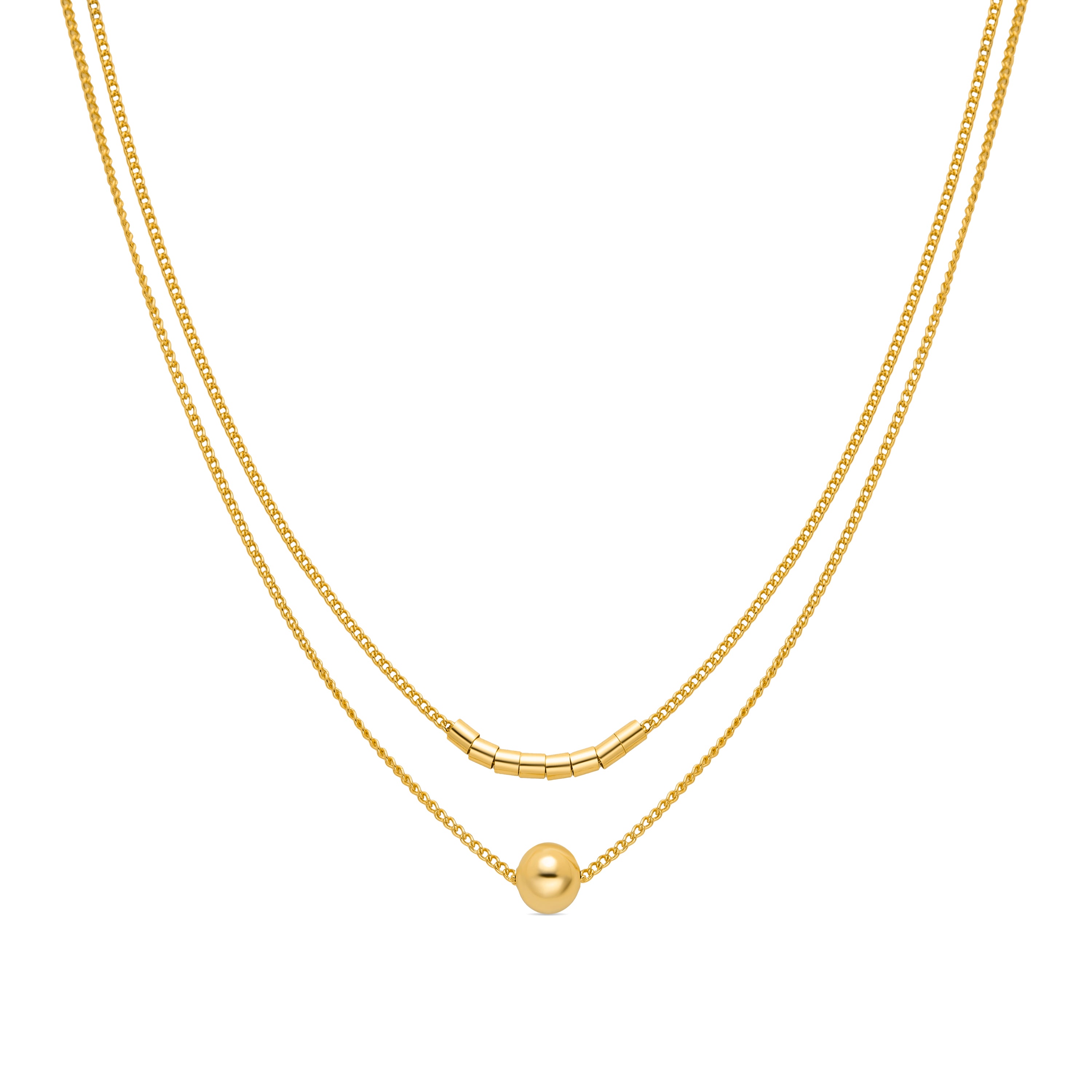 Collar acabado en oro amarillo de 18K - Nothie