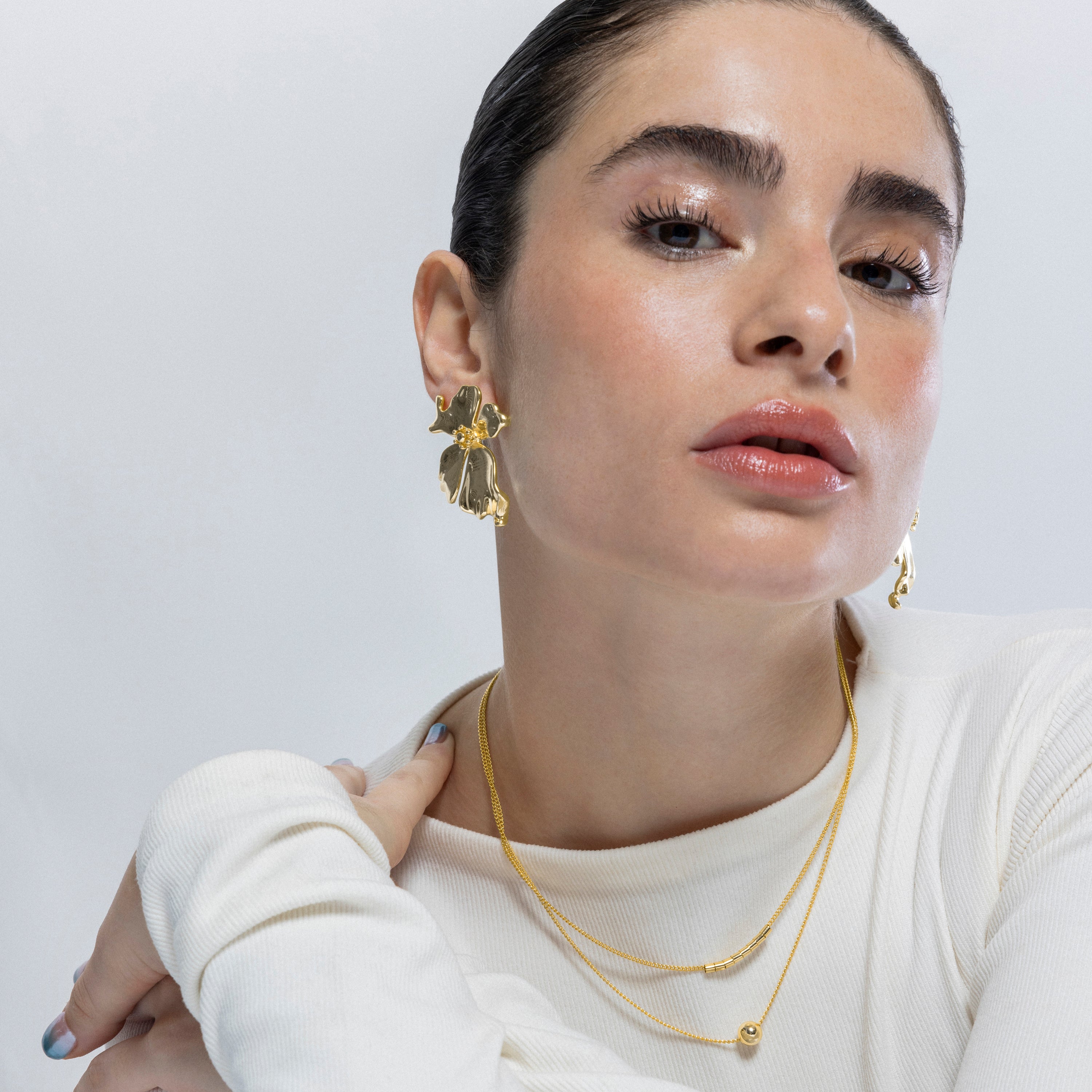 Collar acabado en oro amarillo de 18K - Nothie