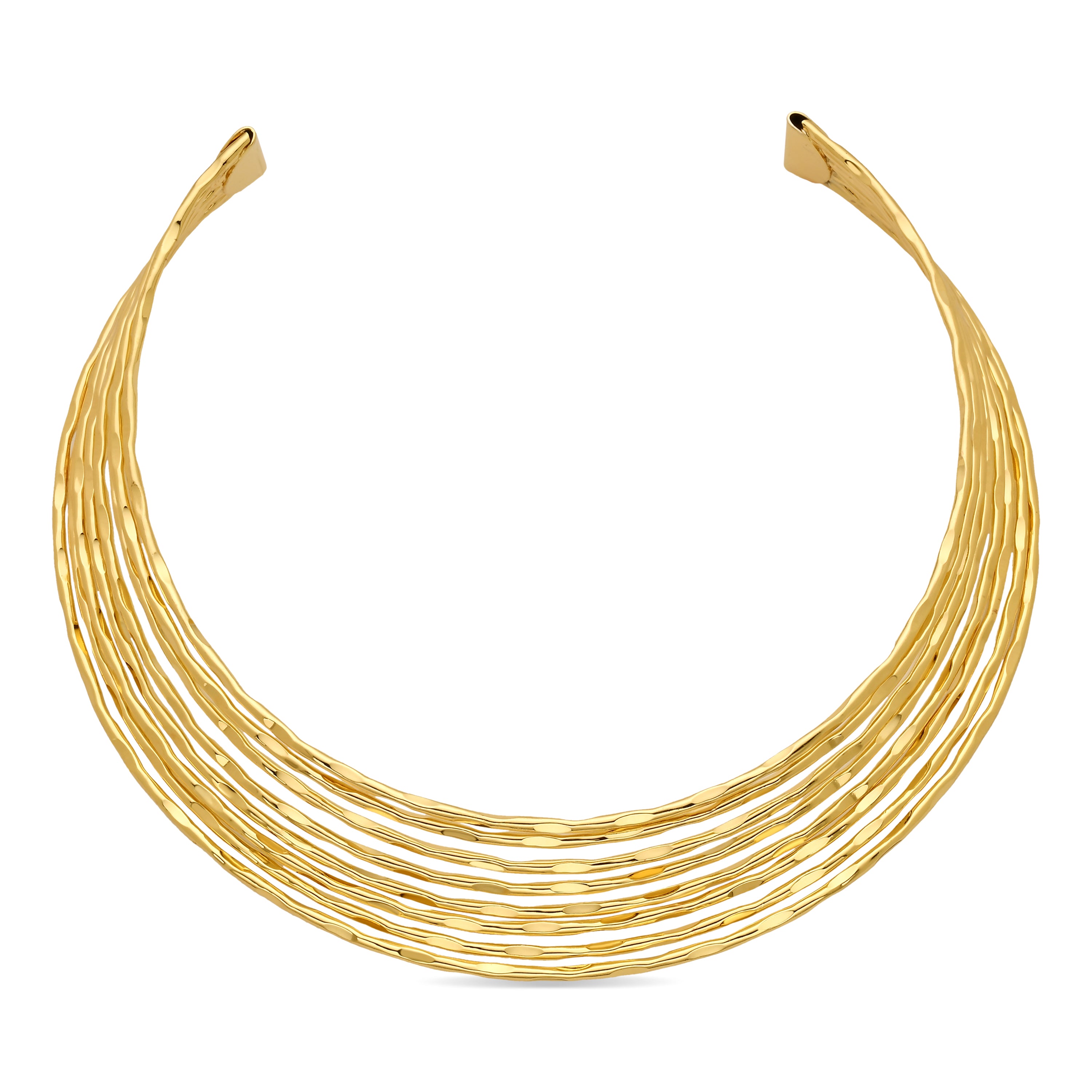 Collar acabado en oro amarillo de 18k - Kaku