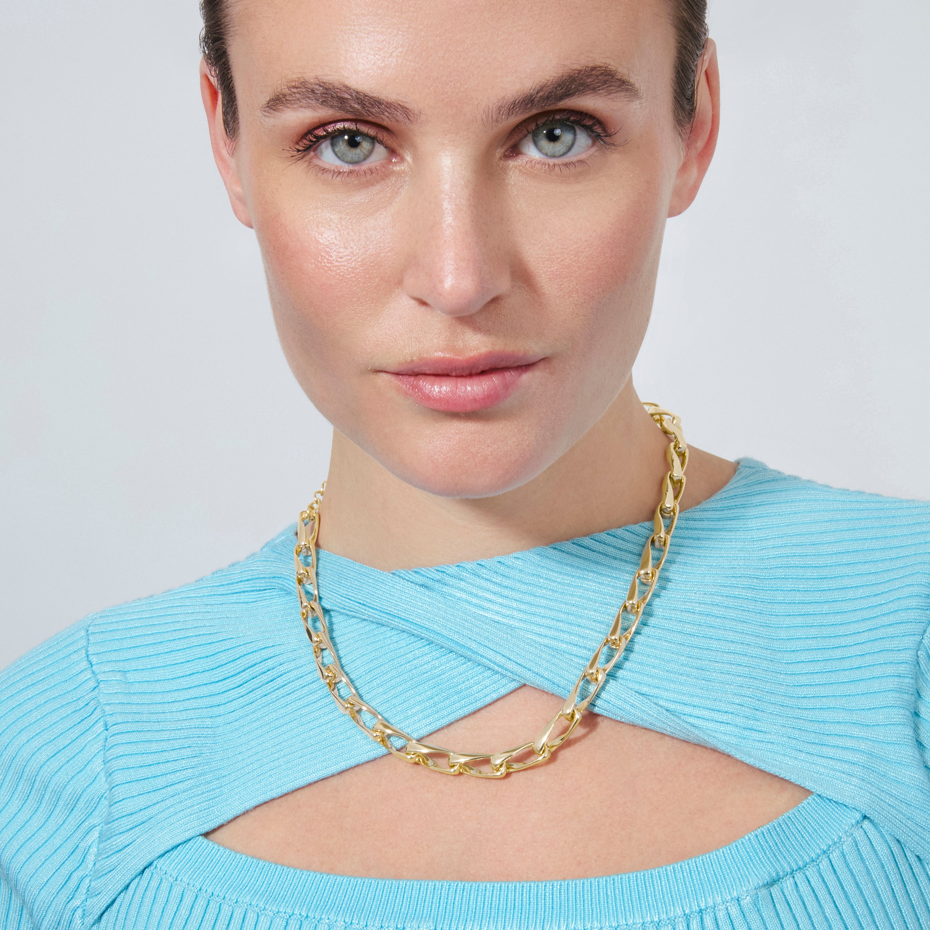 Collar acabado en oro amarillo de 18k - Rikar
