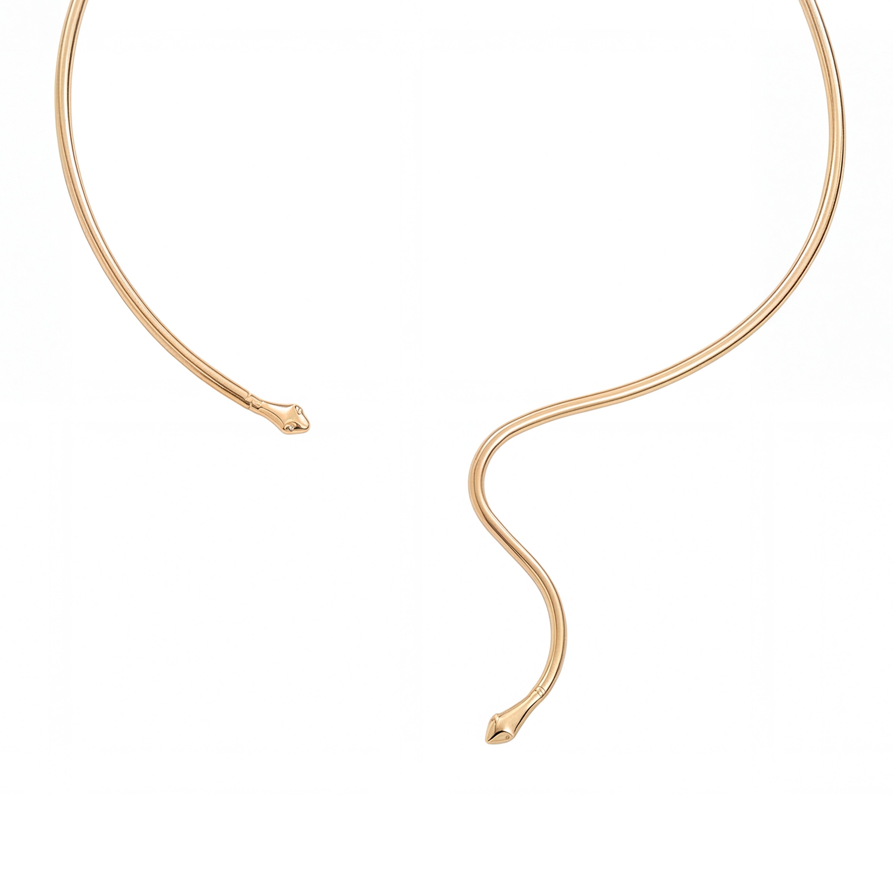 Collar acabado en oro amarillo de 18k - Serphentia