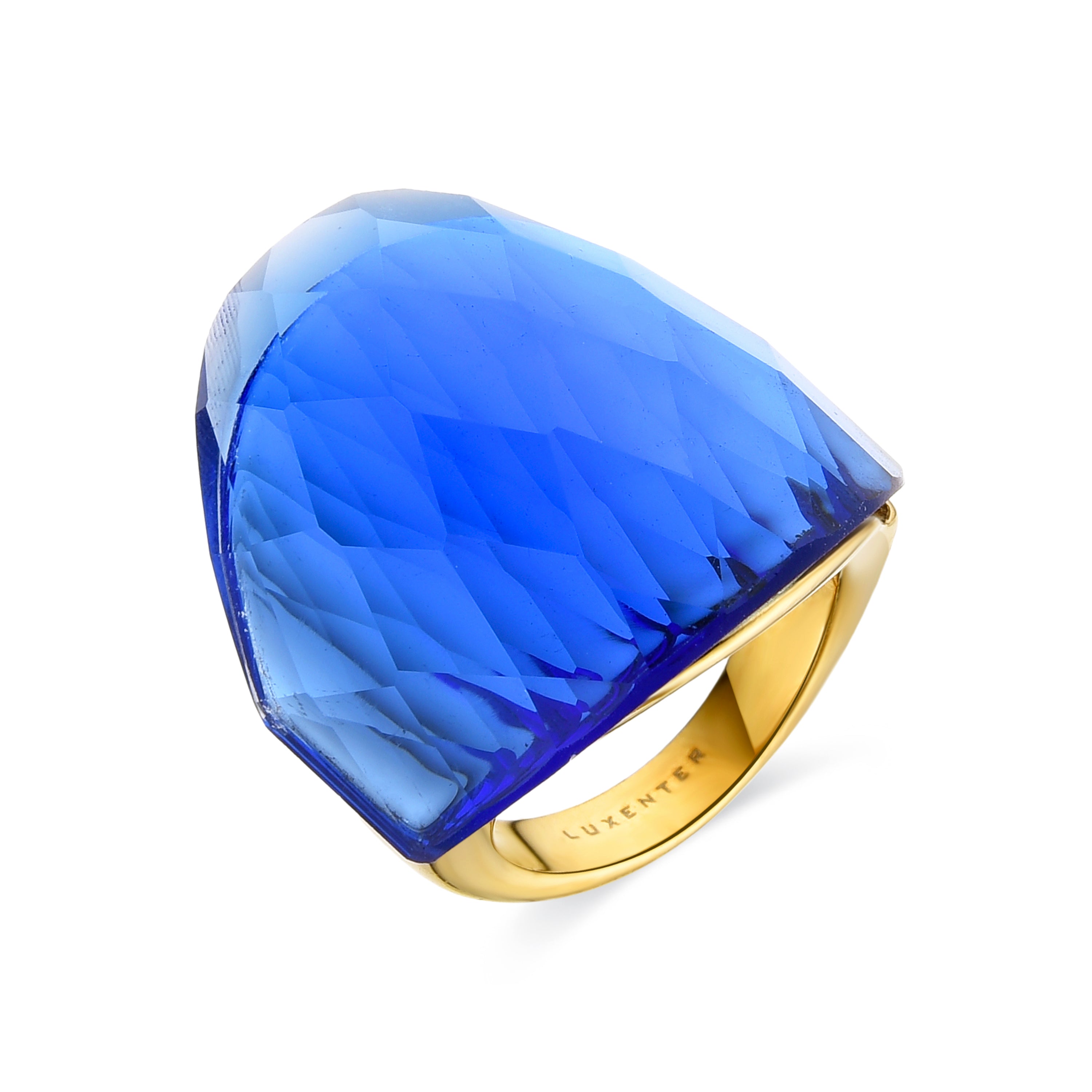 Anillo de Lacado Negro acabado en oro amarillo de 18k - Hitea