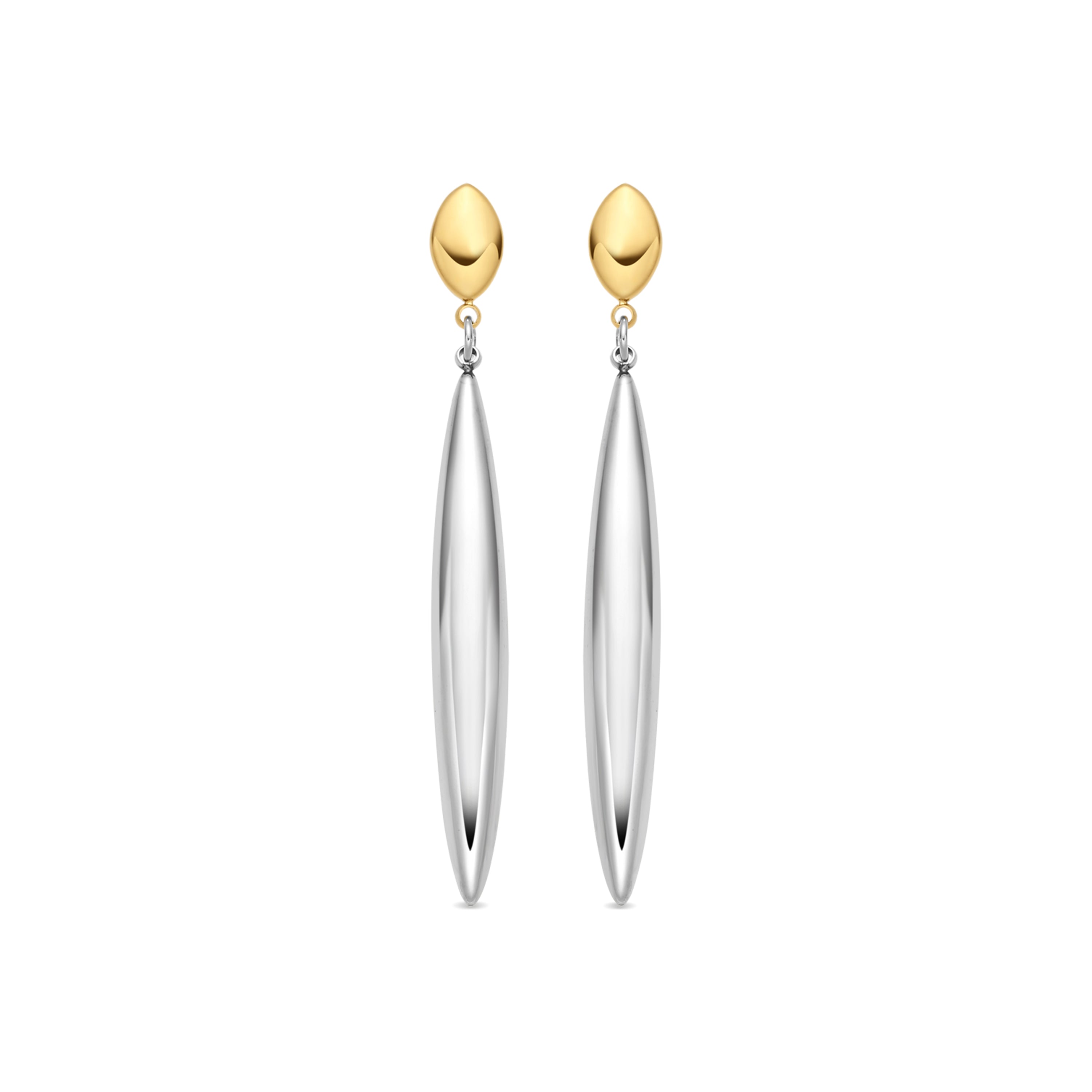 Pendientes acabado en oro amarillo de 18k - Grunder