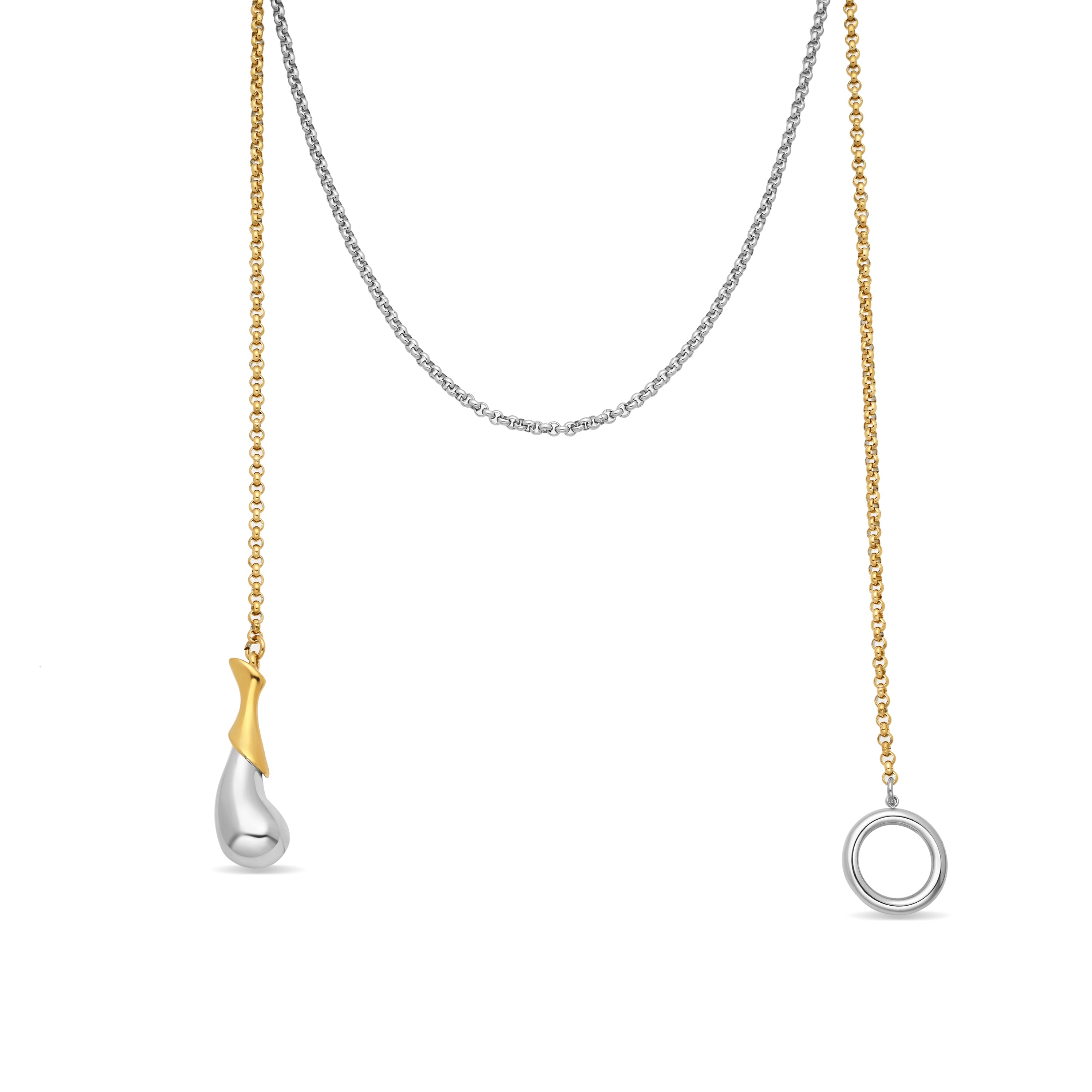 Collar acabado en oro amarillo de 18k - Nioba