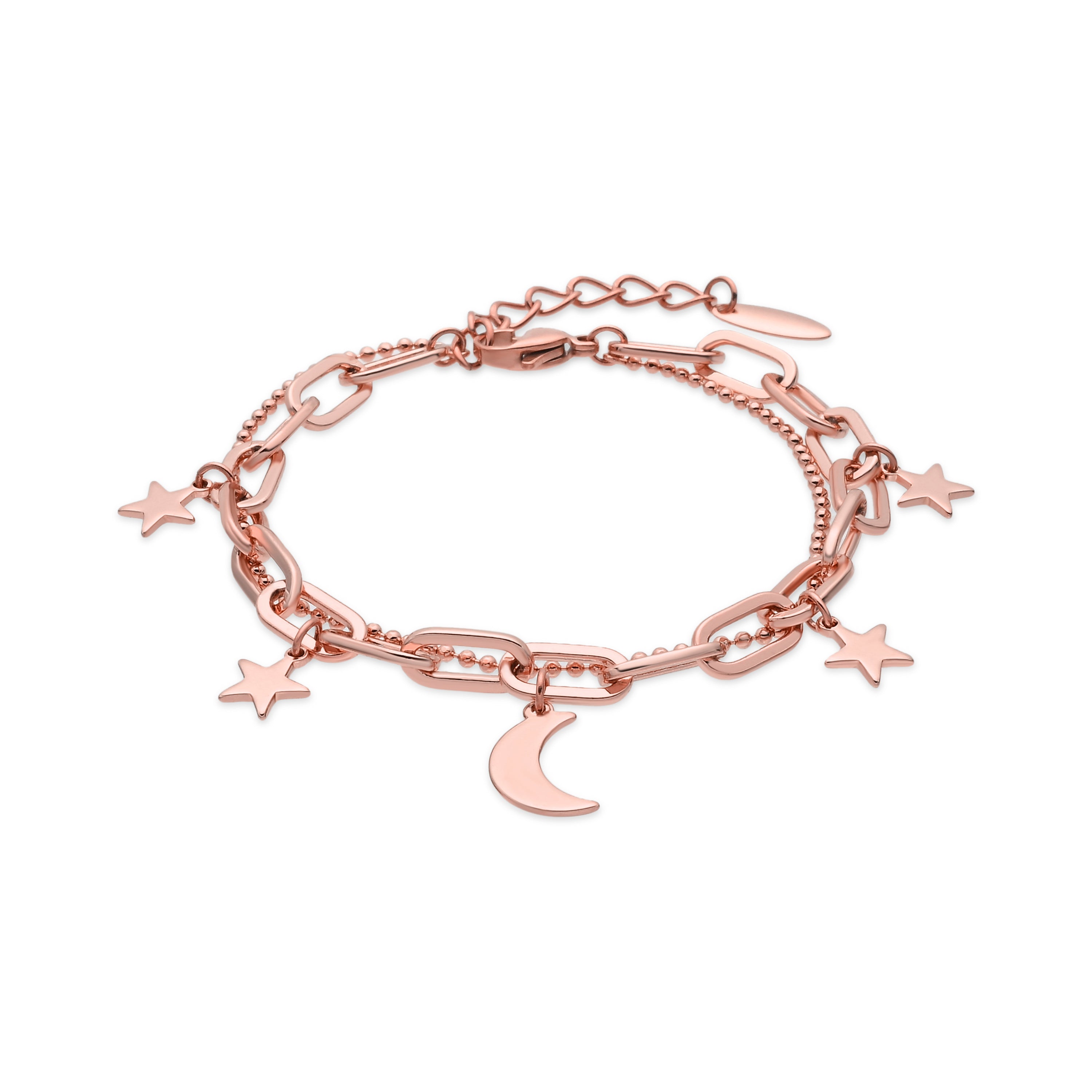 Pulsera acabado en oro rosa de 18k - Darkle