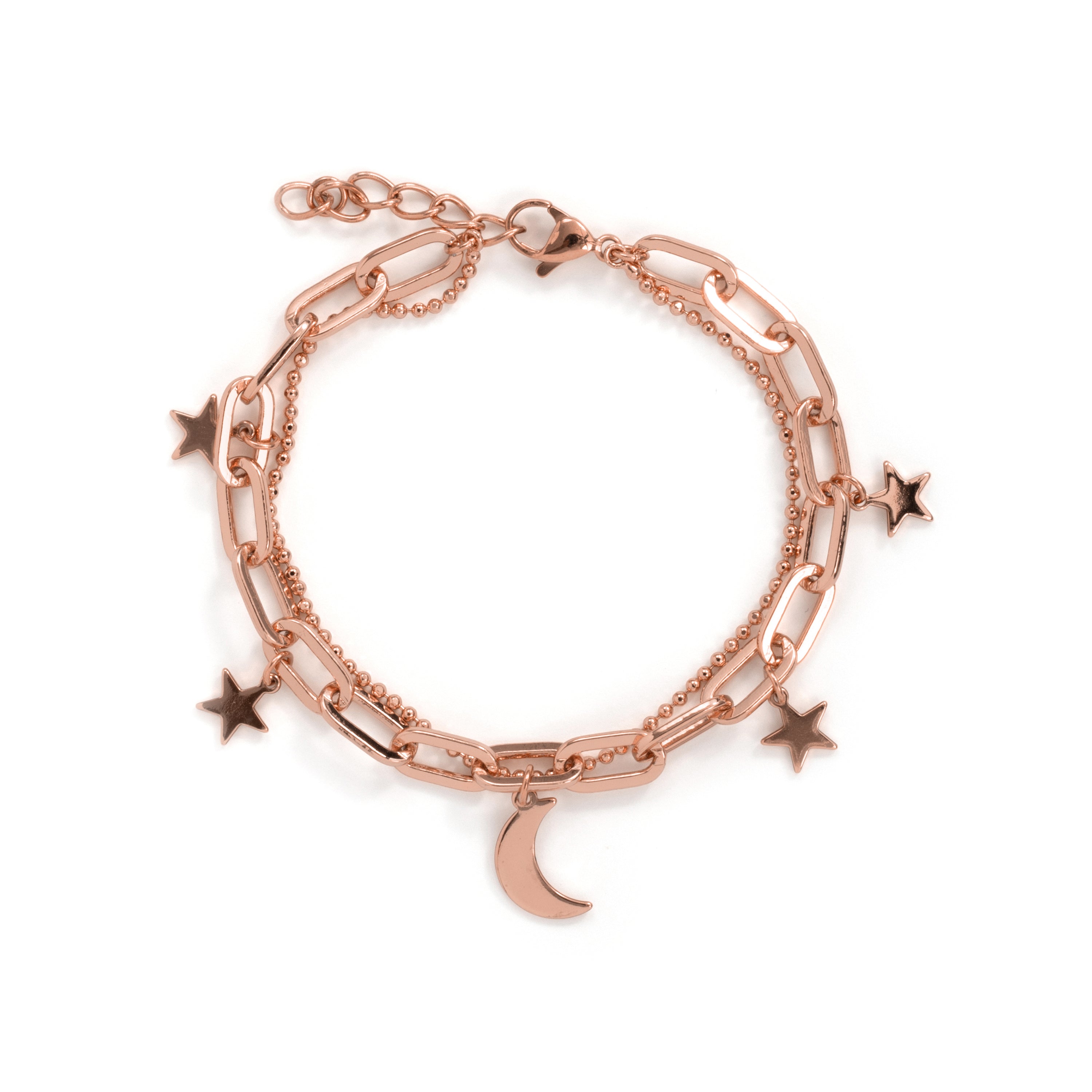 Pulsera acabado en oro rosa de 18k - Darkle