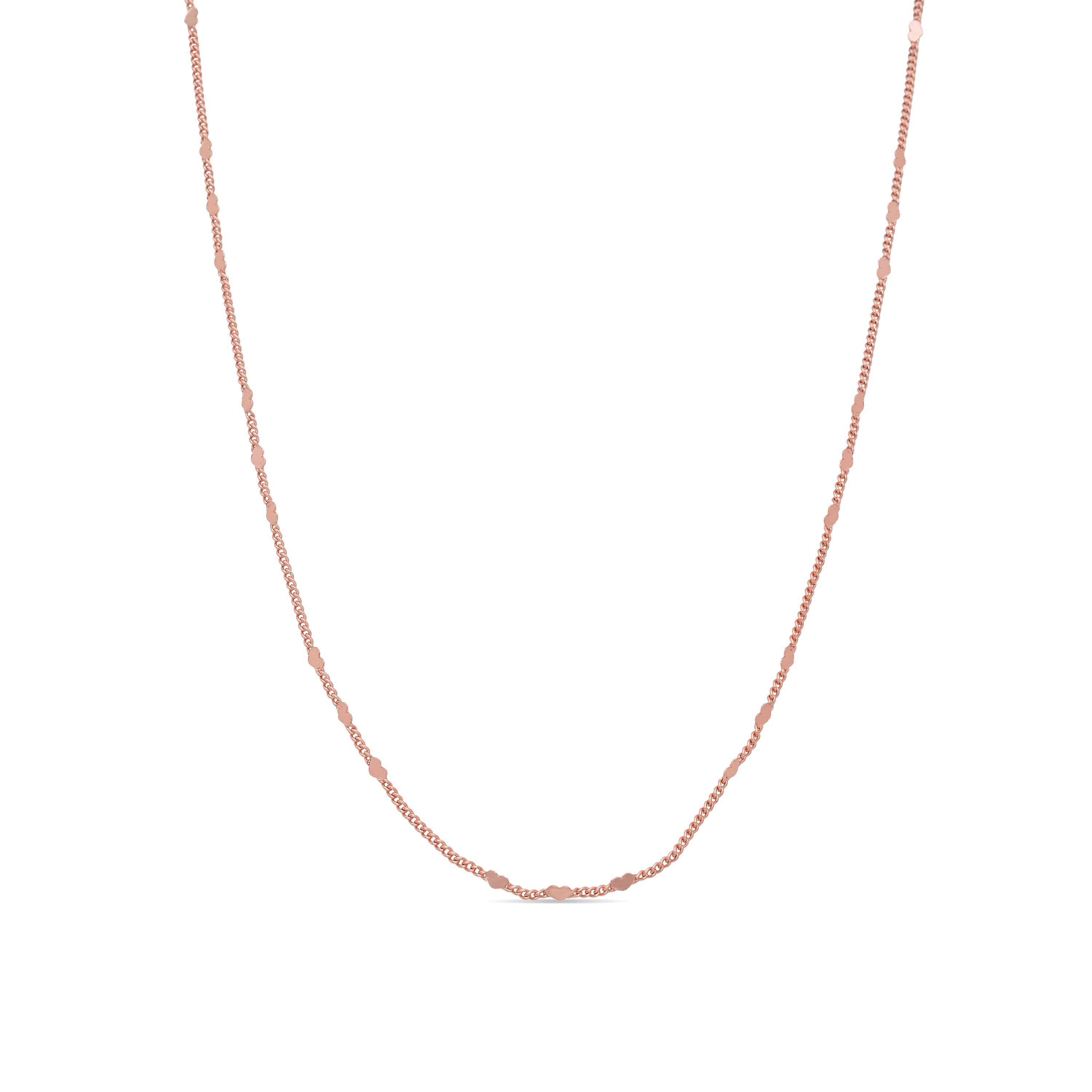 Collar acabado en oro rosa de 18k - Fons