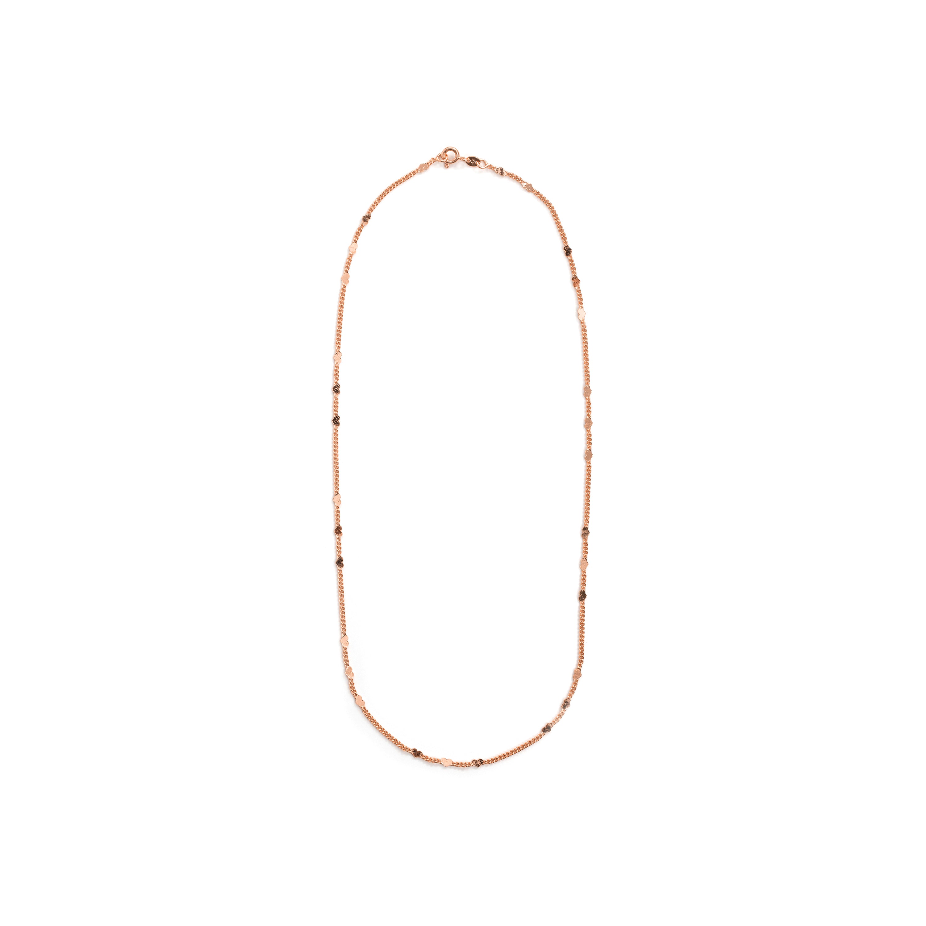 Collar acabado en oro rosa de 18k - Fons