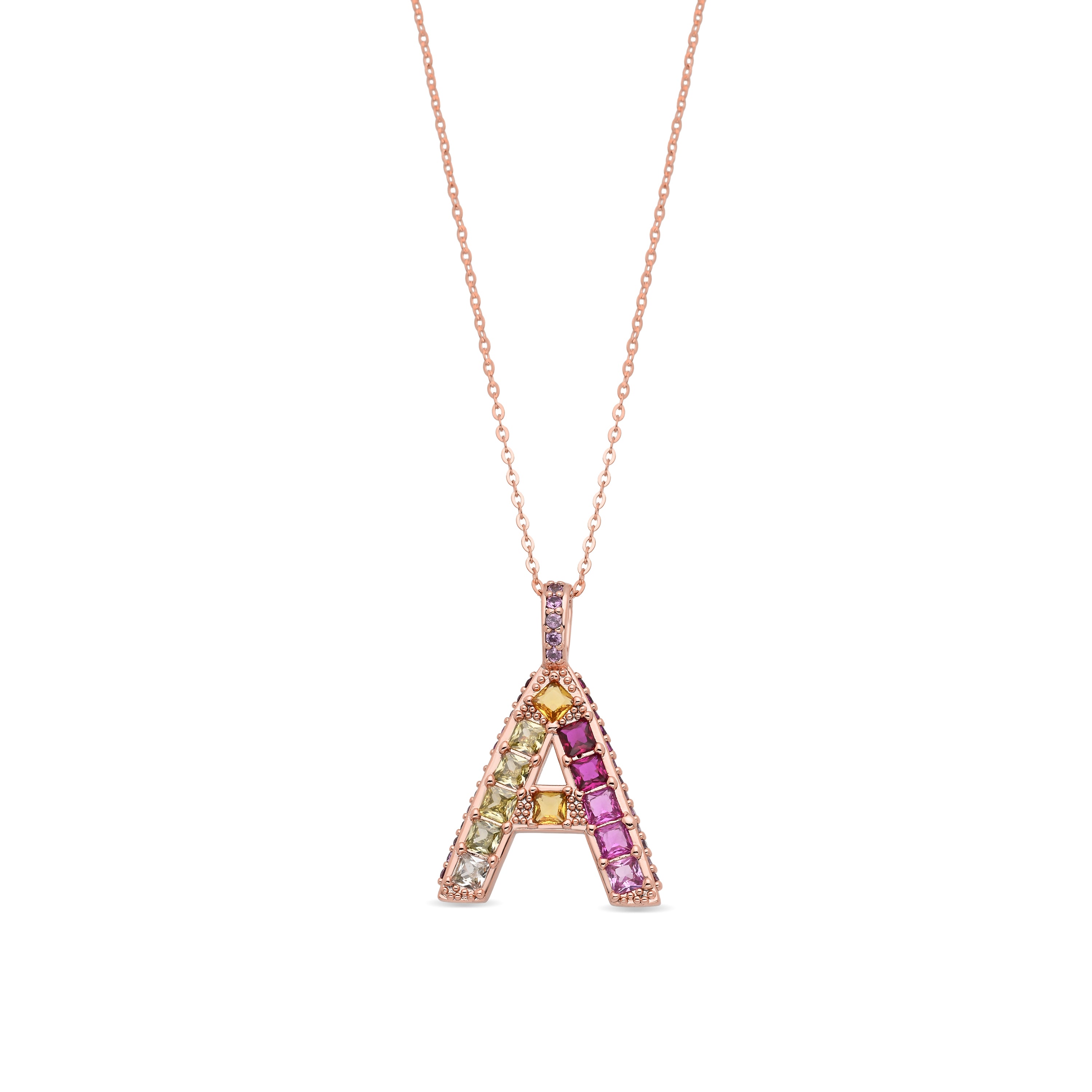 Anillo de Cristal Morado acabado en oro amarillo de 18k - Vuwe