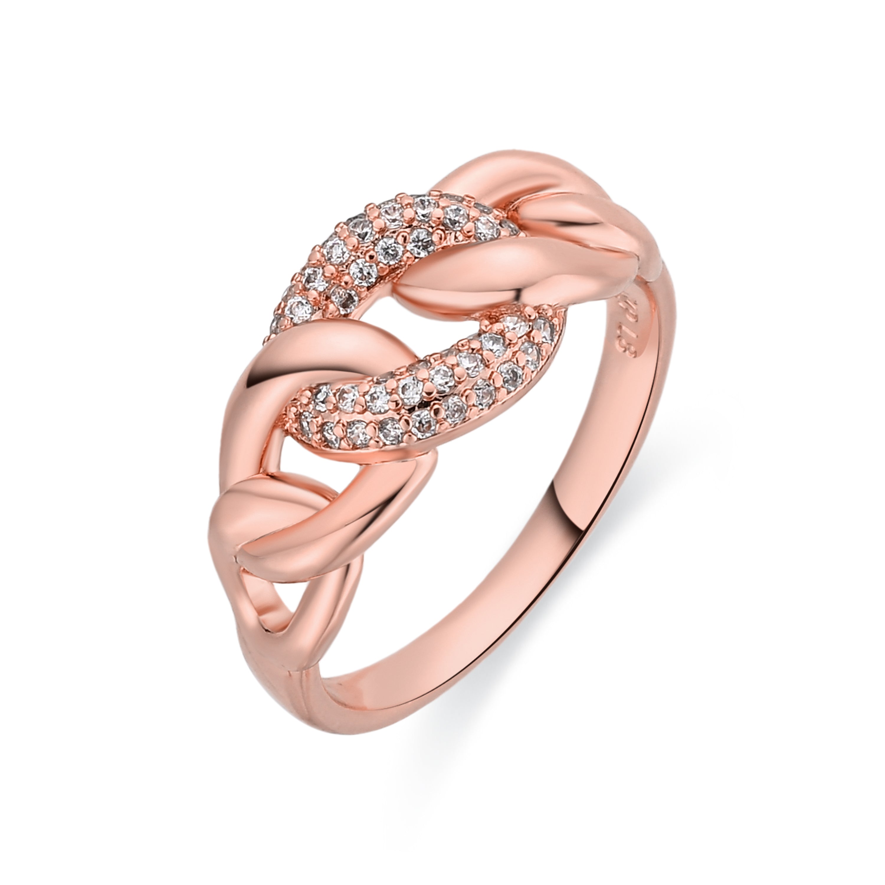 Anillo acabado en oro amarillo de 18k - Vasak