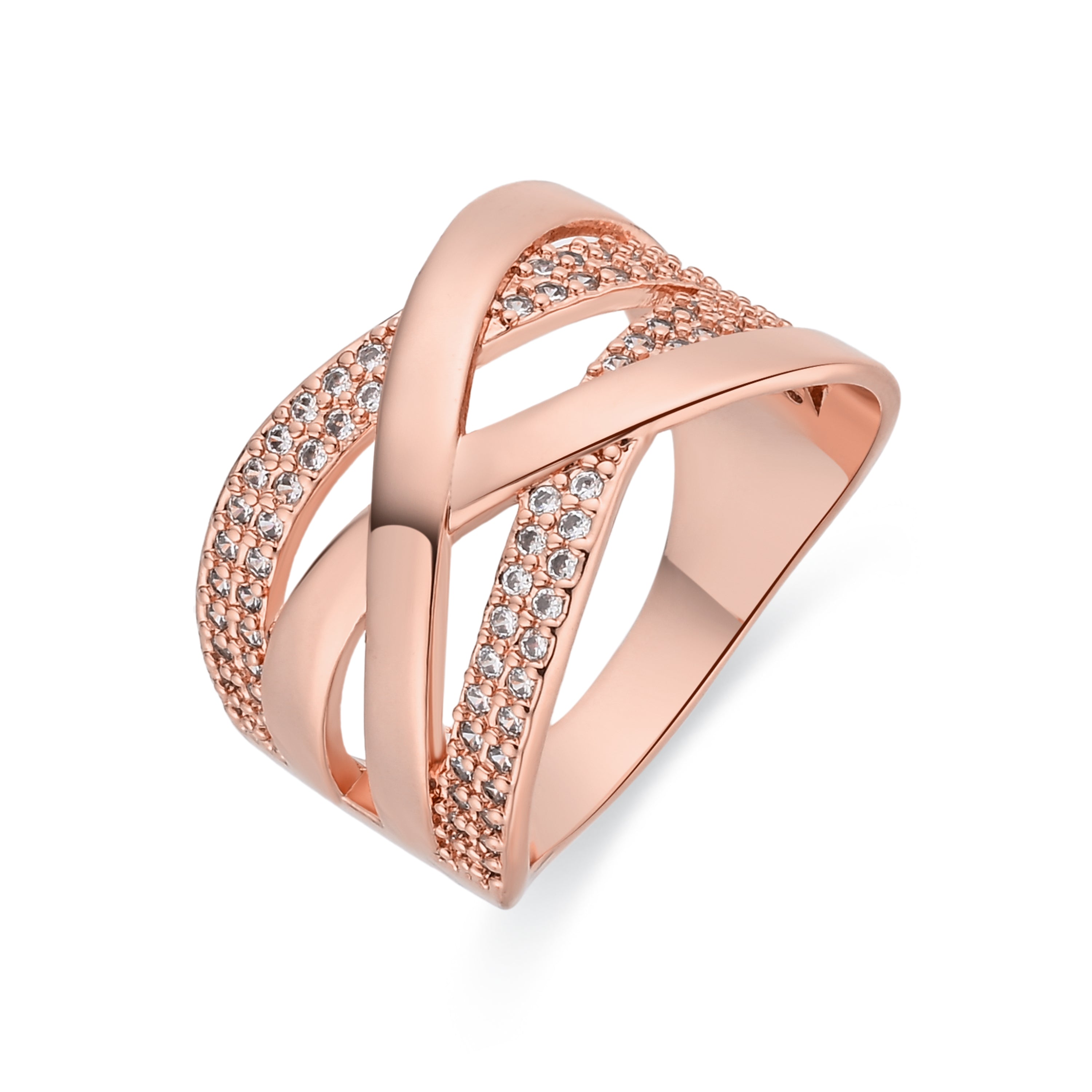 Anillo de Circonita Multicolor acabado en oro amarillo de 18k - Nanabe