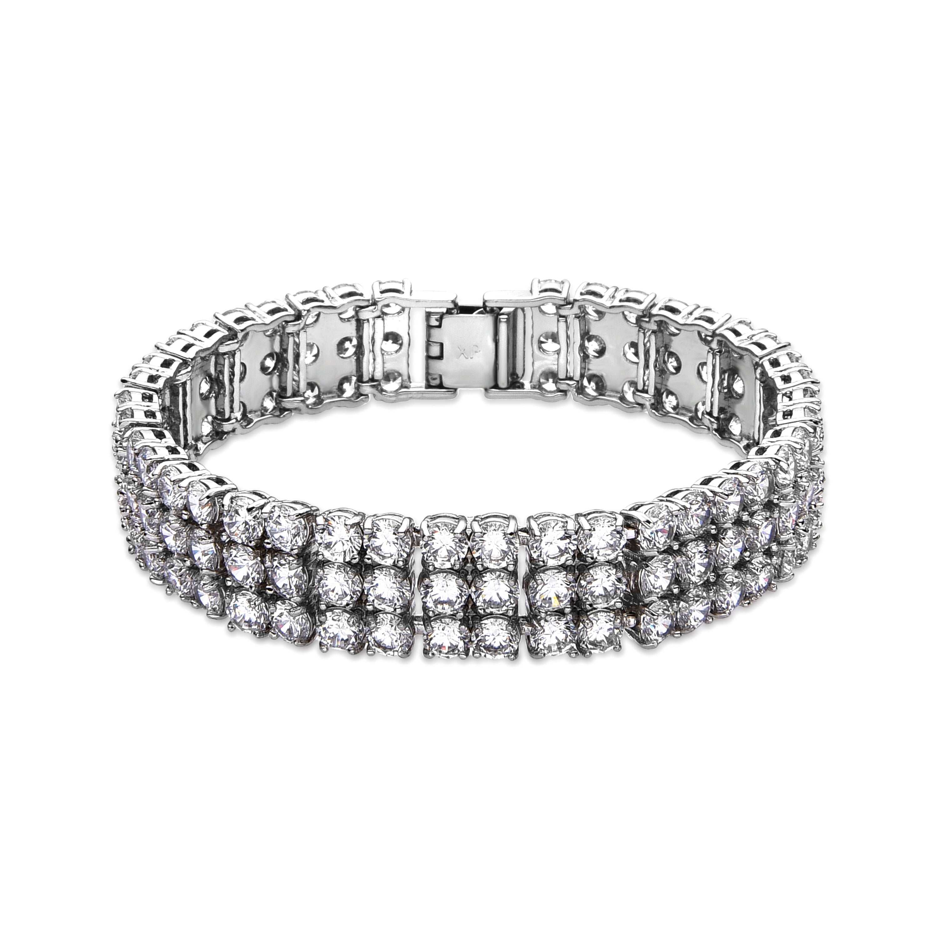 Bracelet avec Zircone Brillante finition argent - Matka