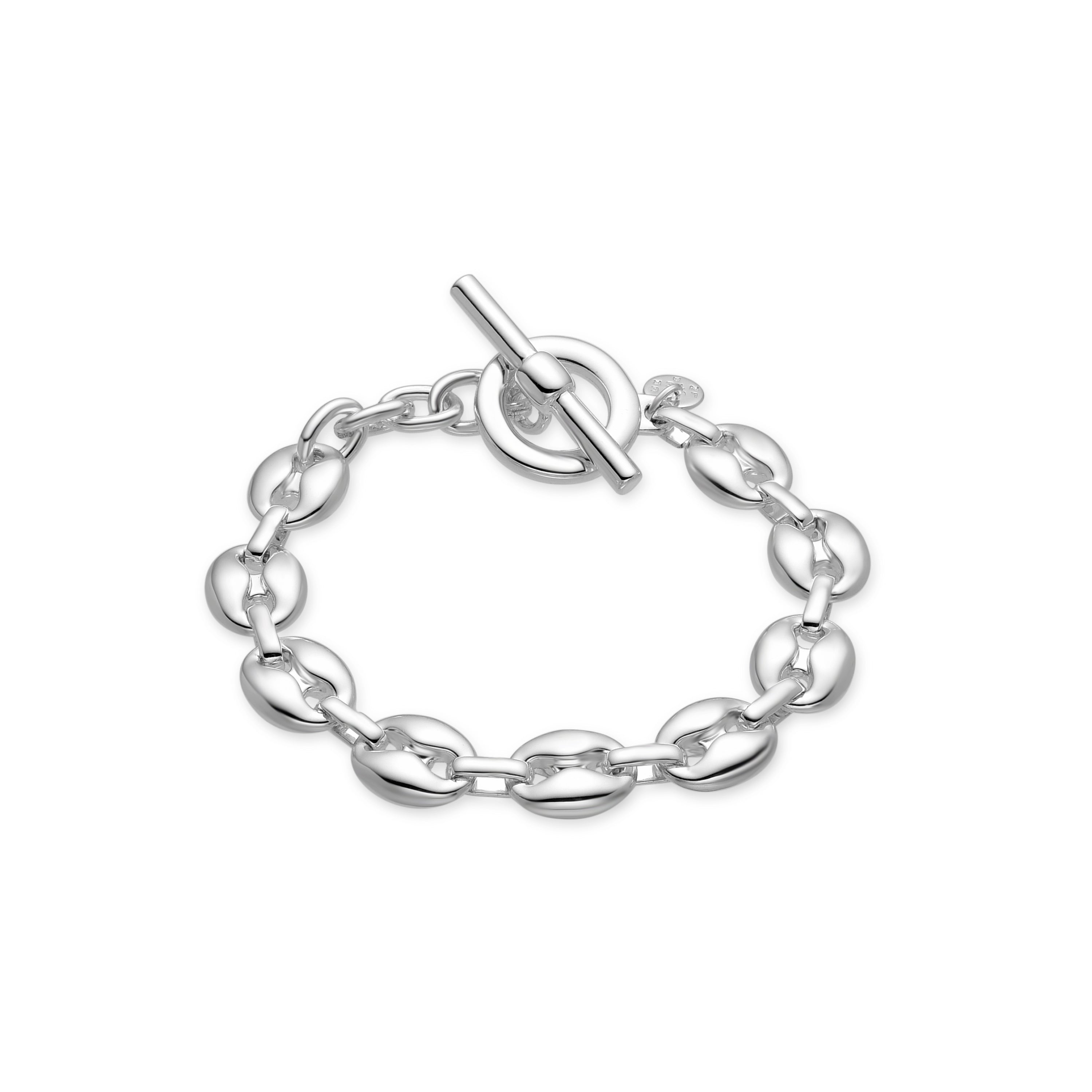 Pulsera acabada en rodio - Tyrod