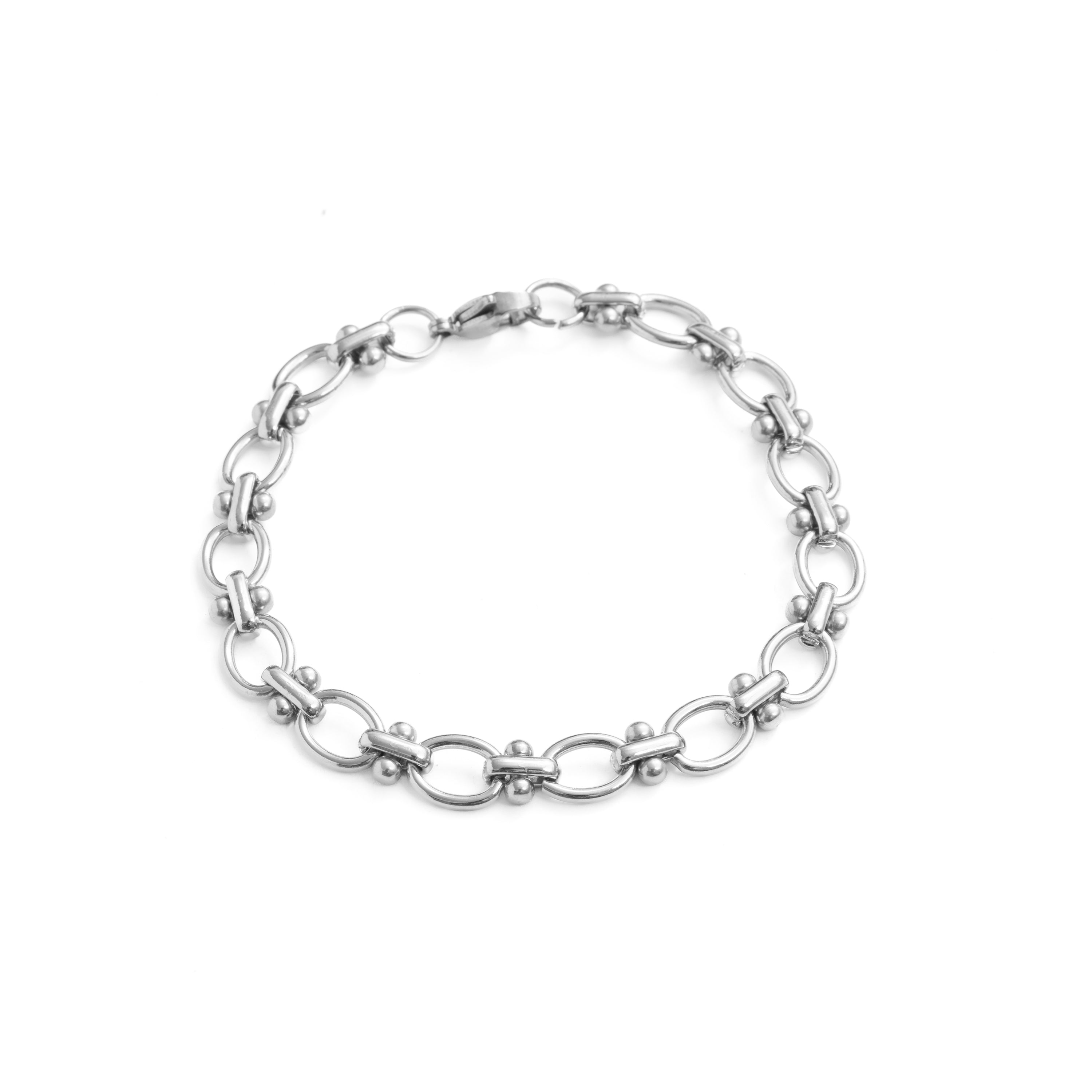 Pulsera acabado en rodio - Balil