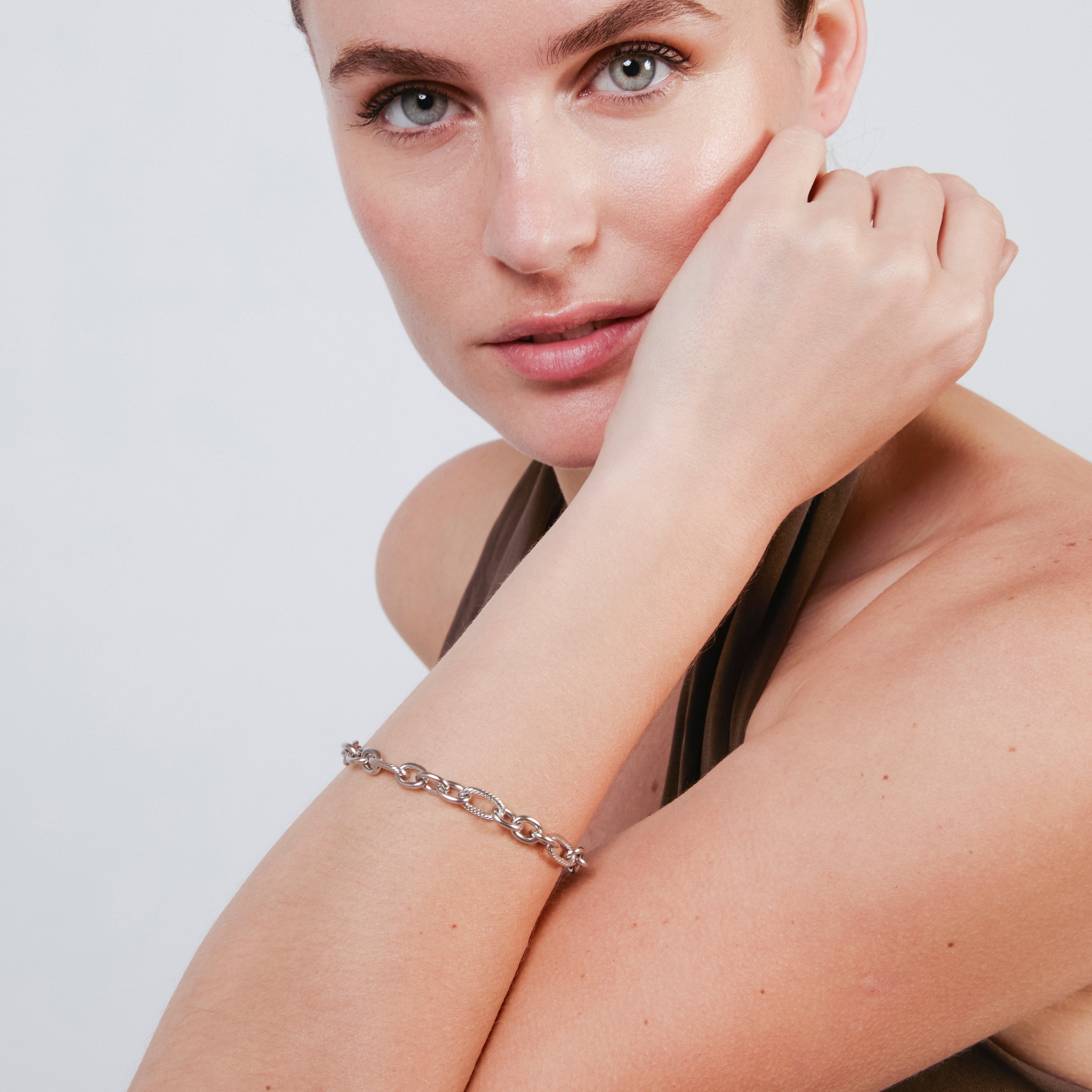Pulsera acabado en rodio - Litted