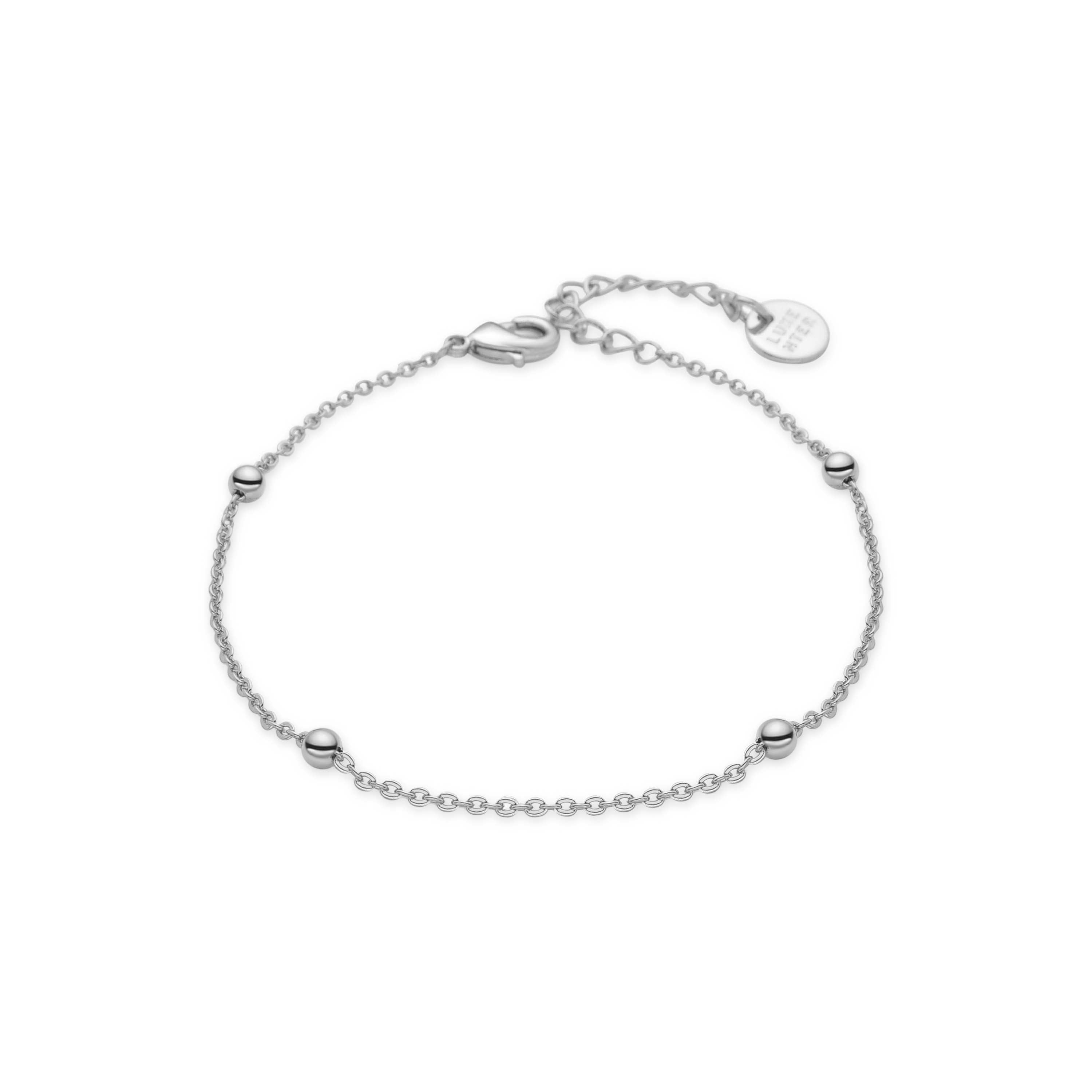 Pulsera acabada en rodio - Liydat