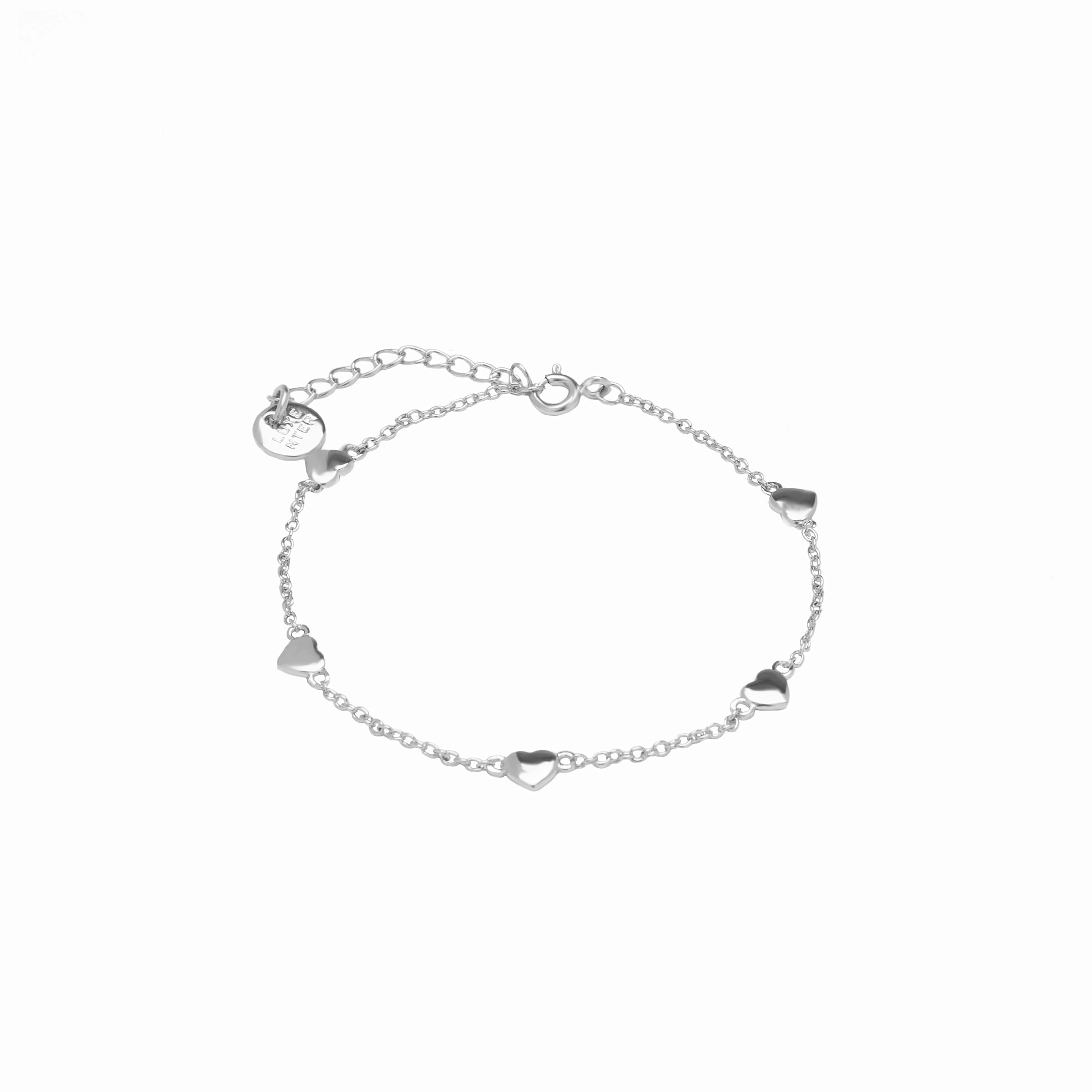Pulsera acabada en rodio - Moham