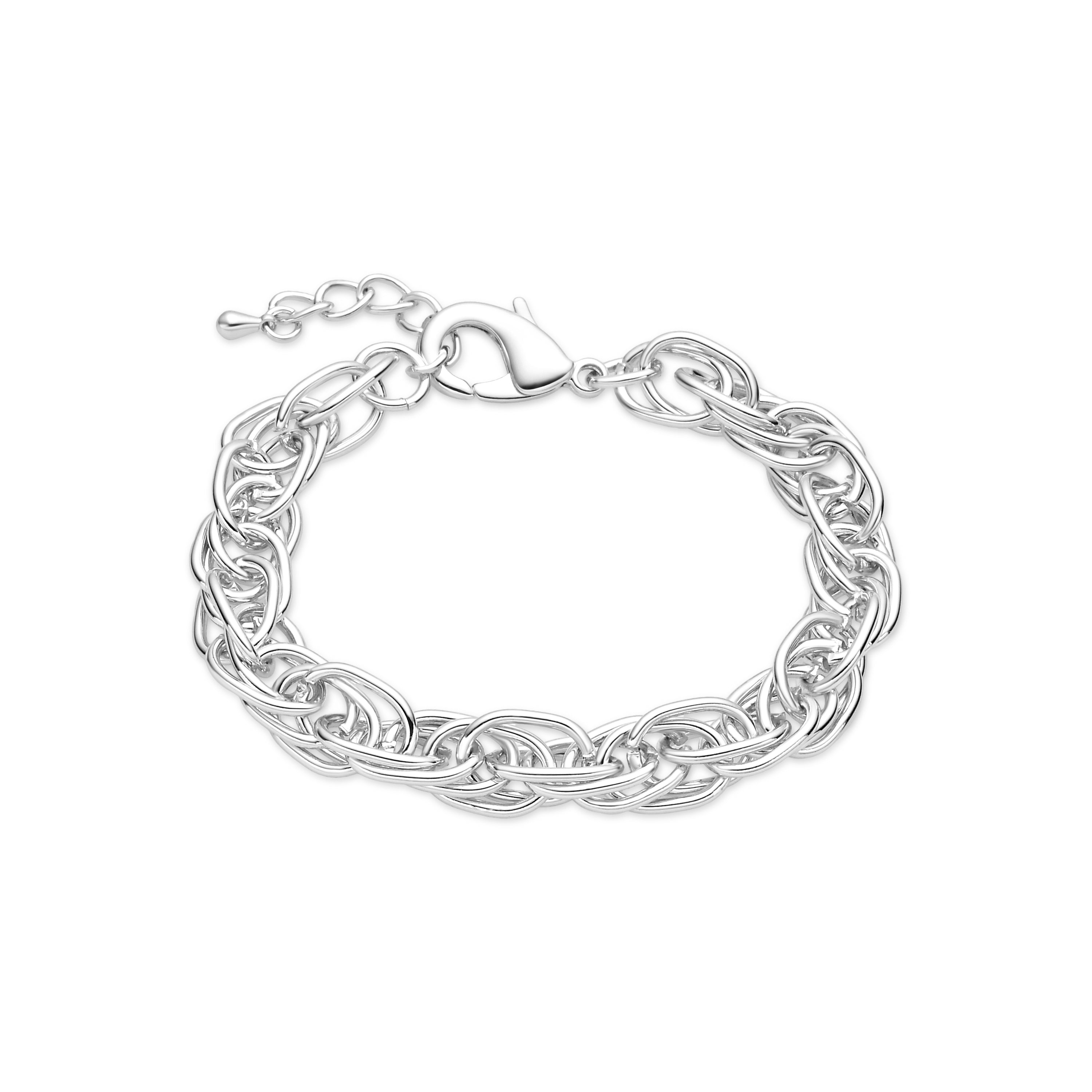 Pulsera acabado en rodio - Mosoth