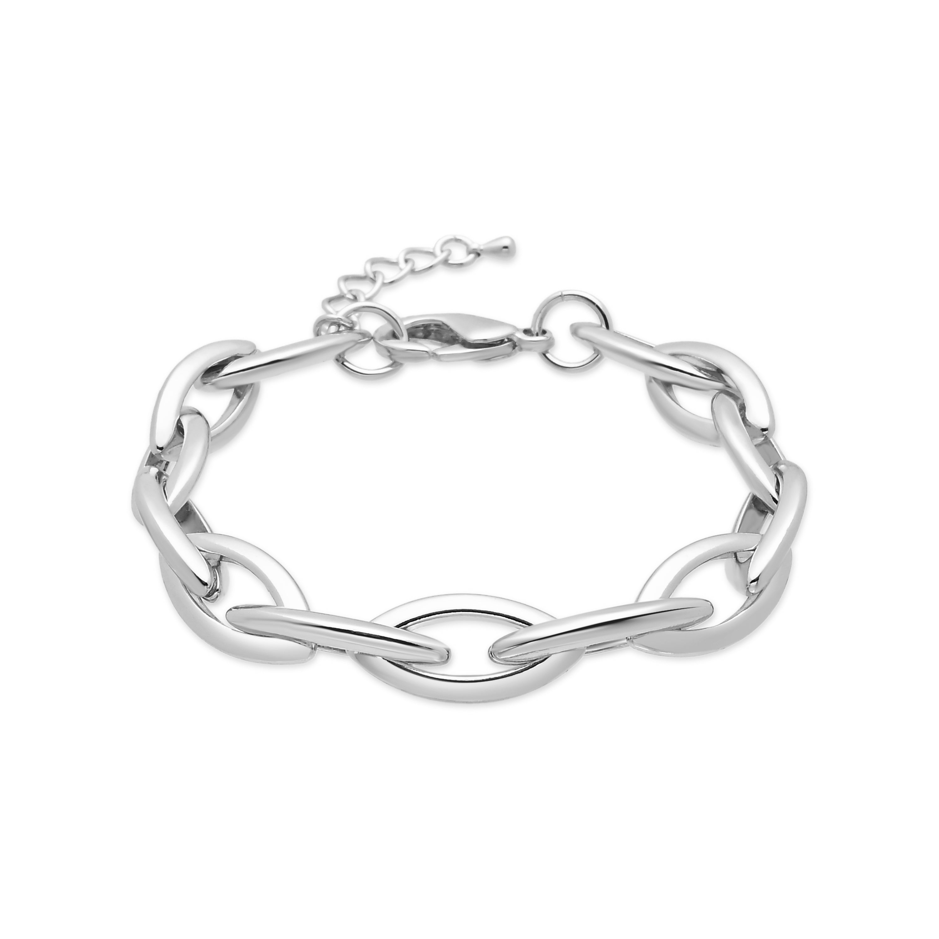 Pulsera acabado en rodio - Rasai