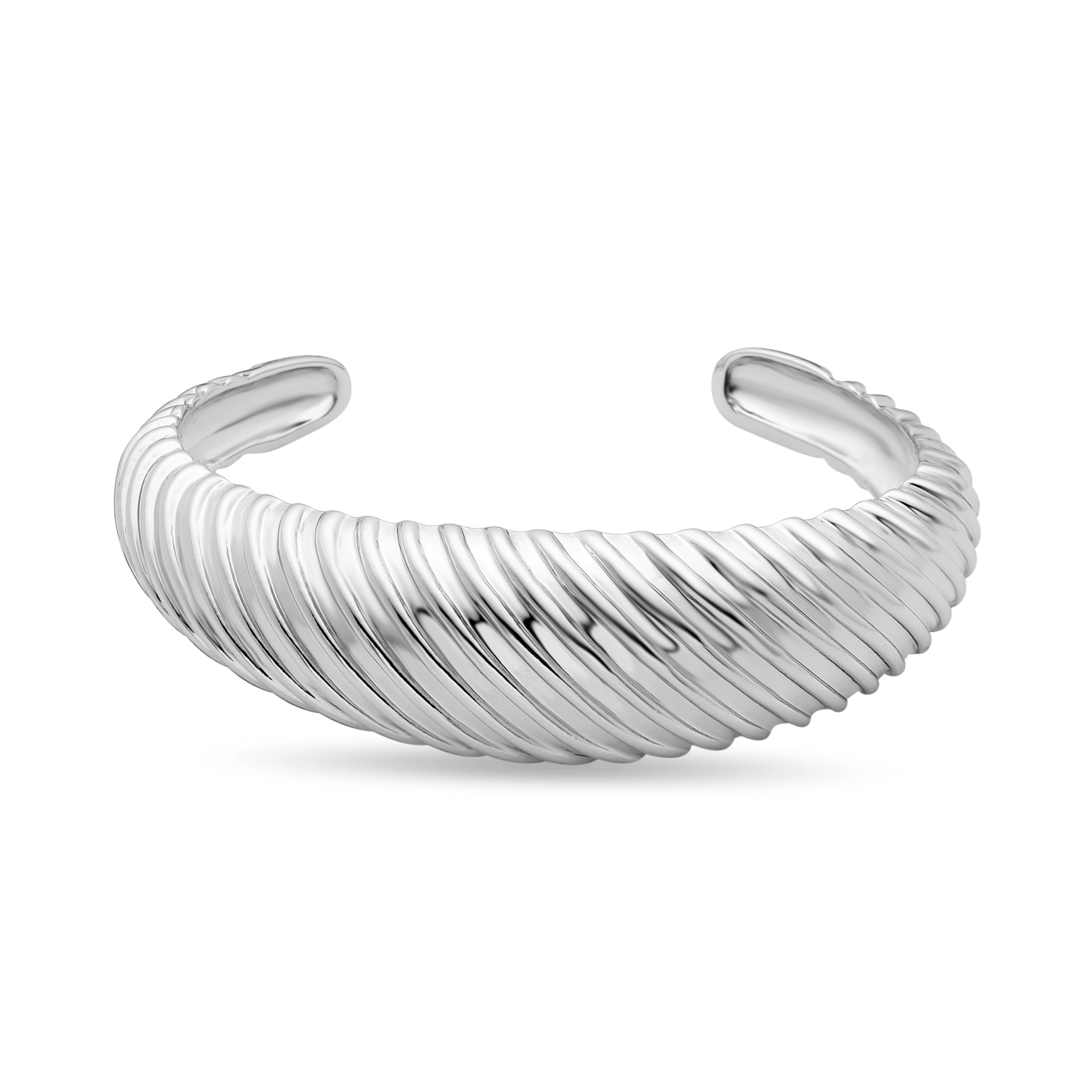 Pulsera acabada en rodio - Bireas