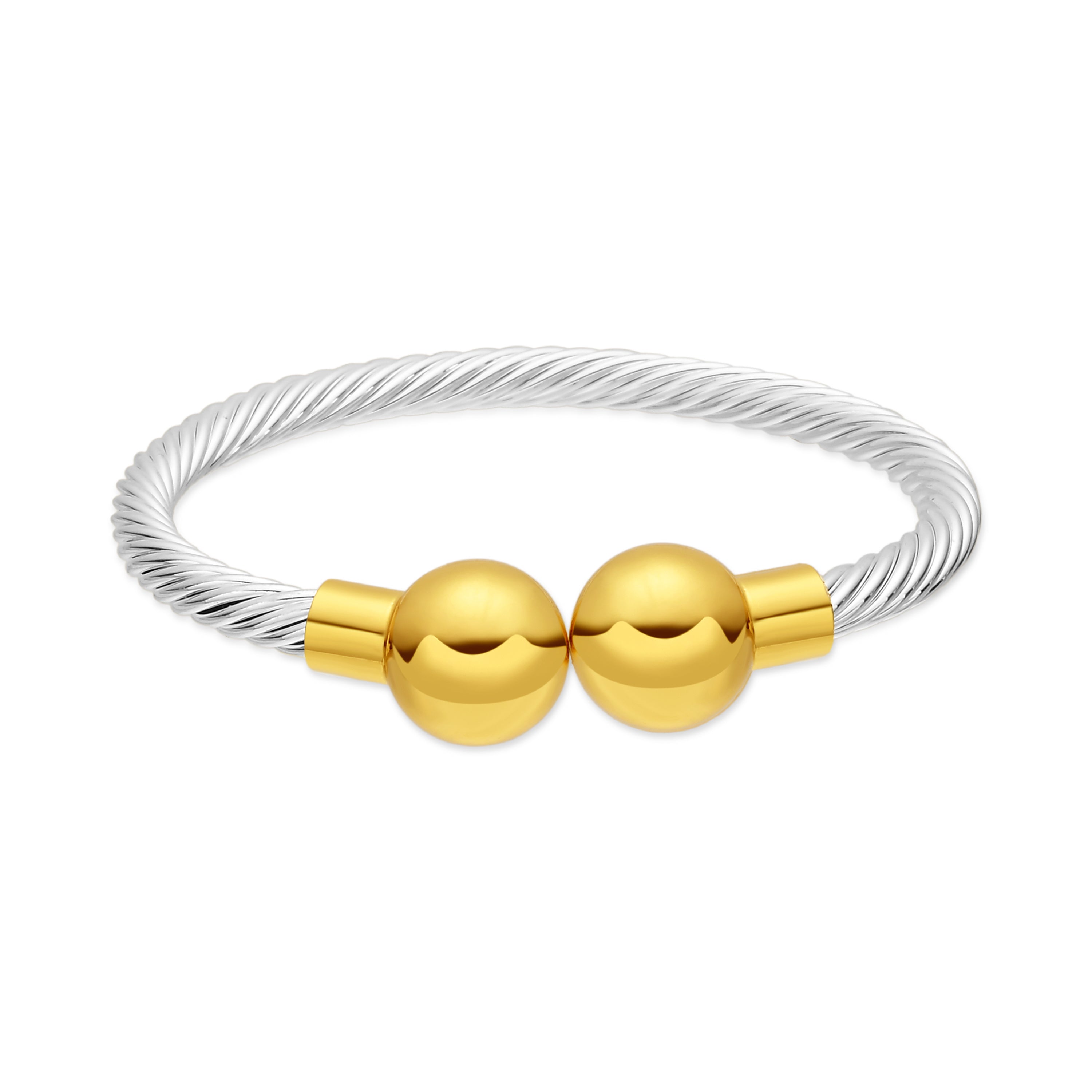 Pulsera acabado en rodio - Likoas
