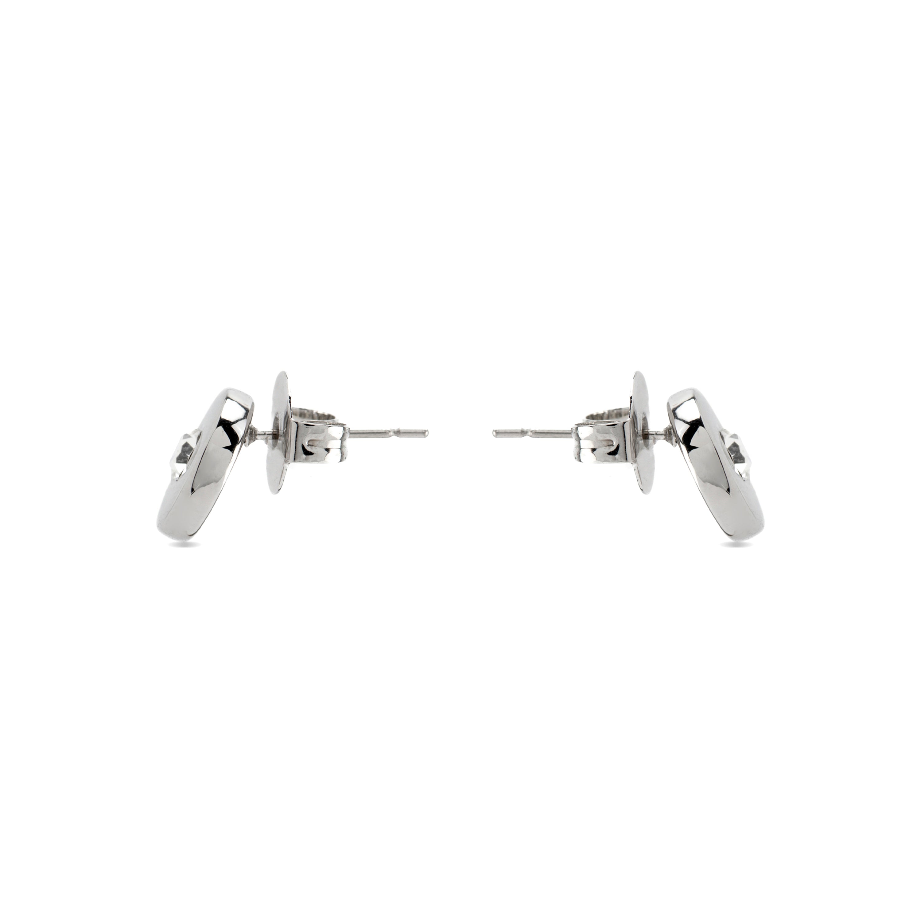 Pendientes con Circonita Brillante acabado plata - Moi