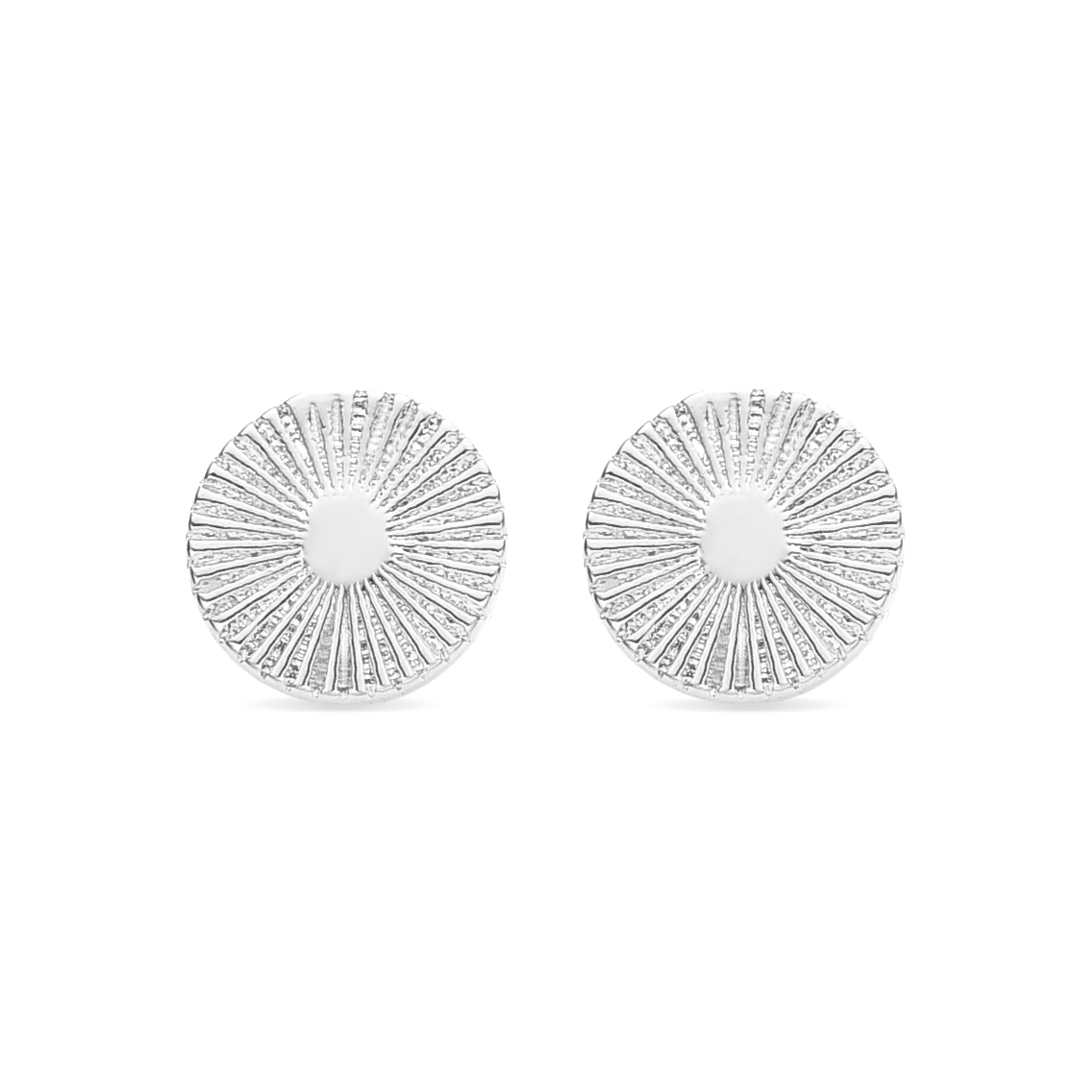 Pendientes de Circonita Brillante acabados en rodio - Mezim