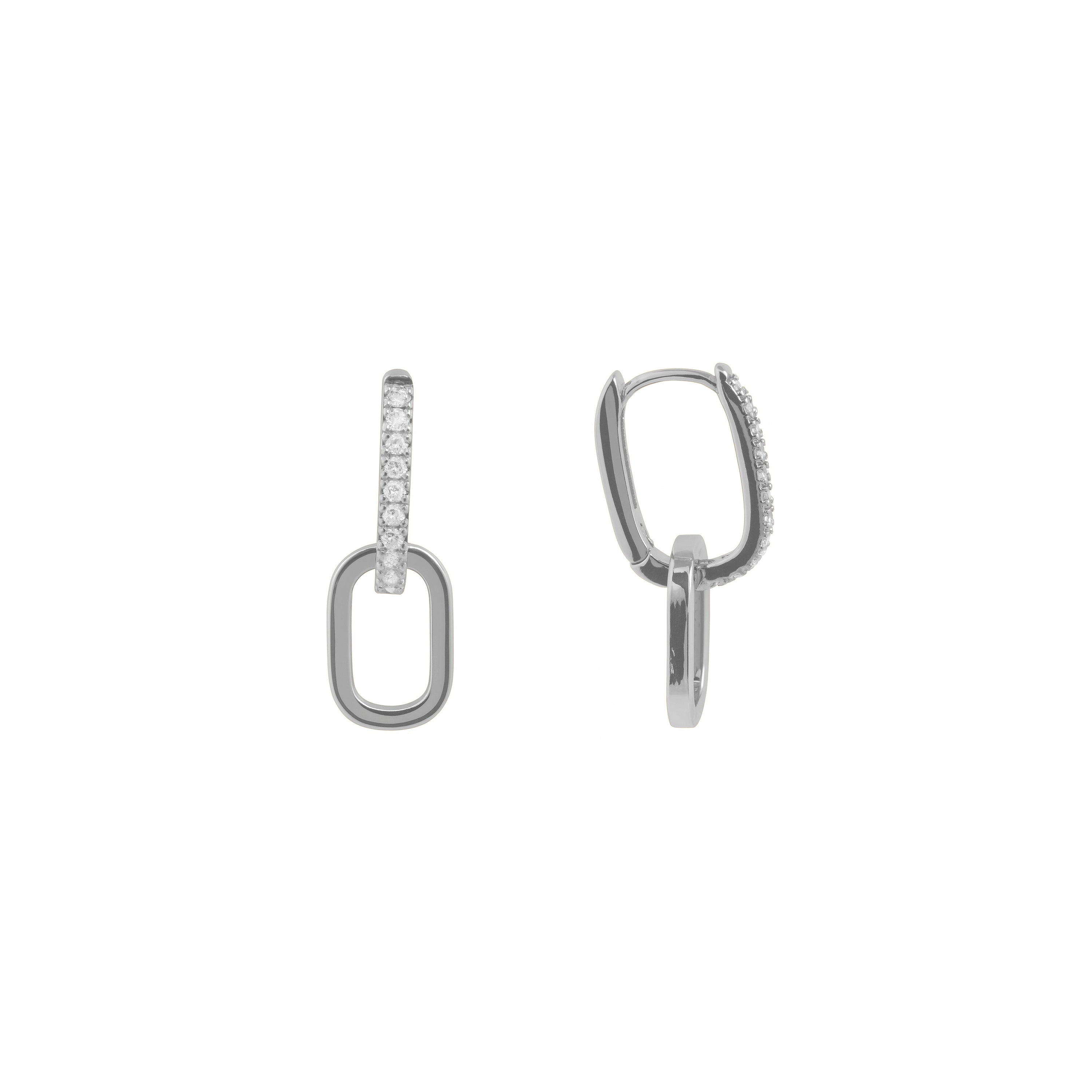 Pendientes acabado en Plata de Ley 925 - Thuja