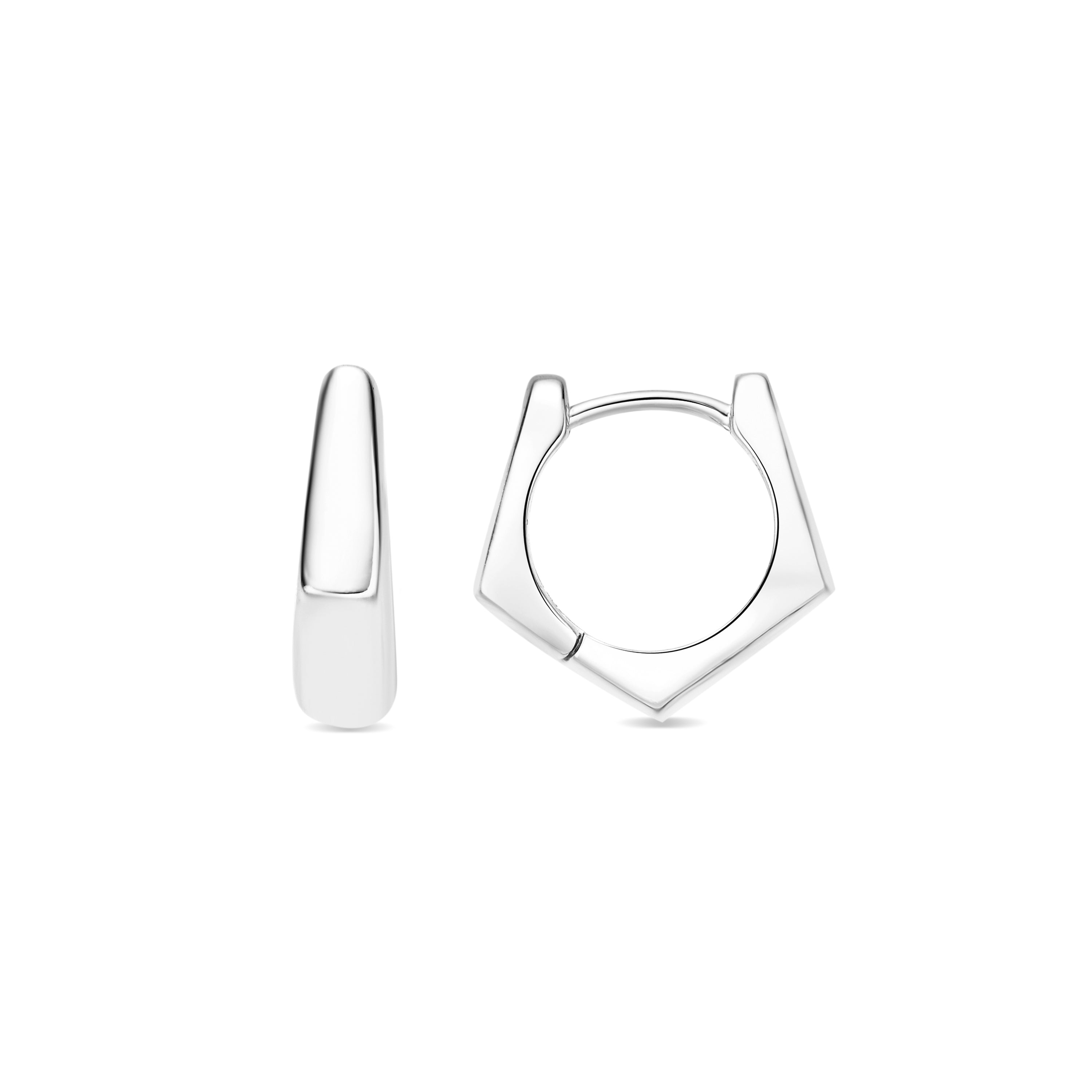 Pendientes Acabado En Plata - Jibruk