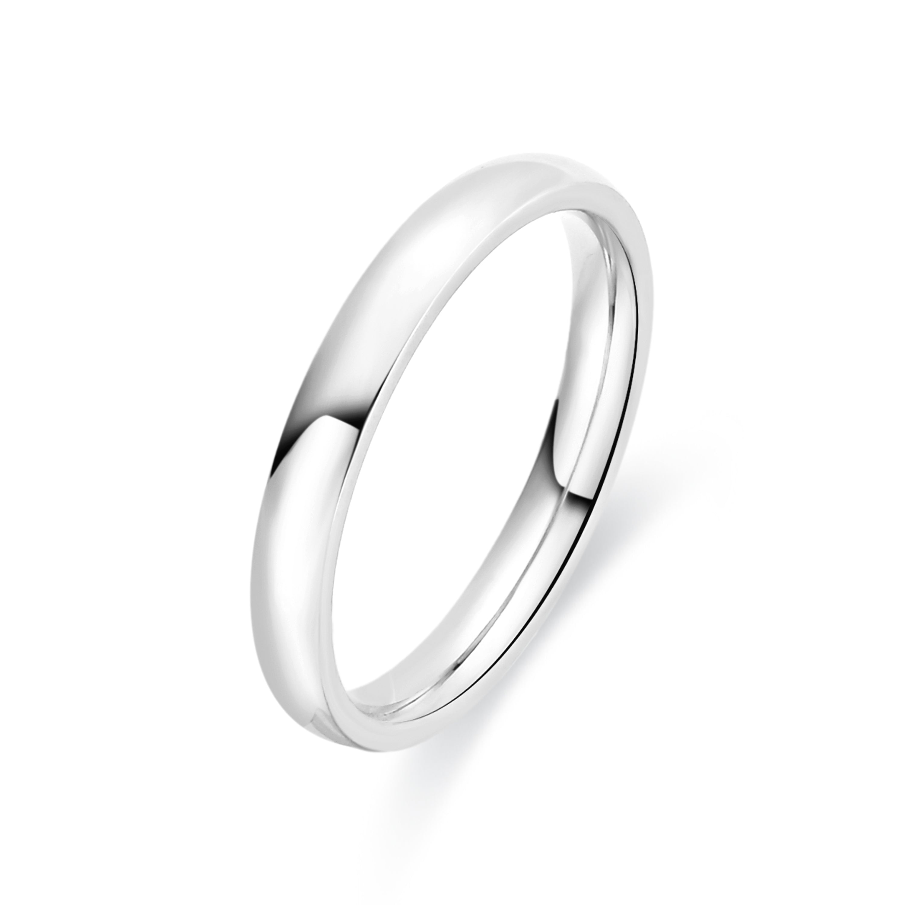 Anillo de Aleación de Metal y Circonita Multicolor acabado en rodio - Goryah