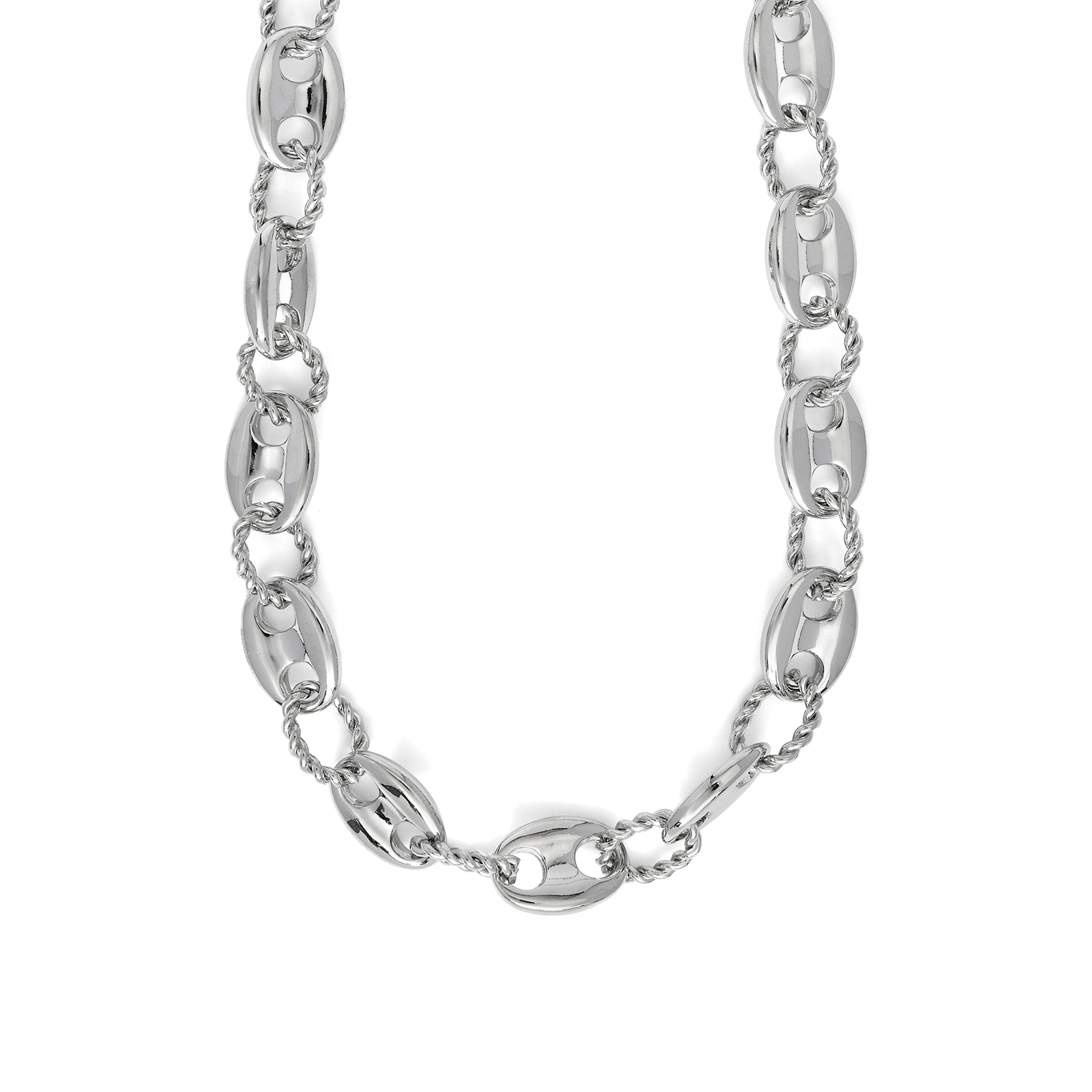 Collar acabado en rodio - Laroth