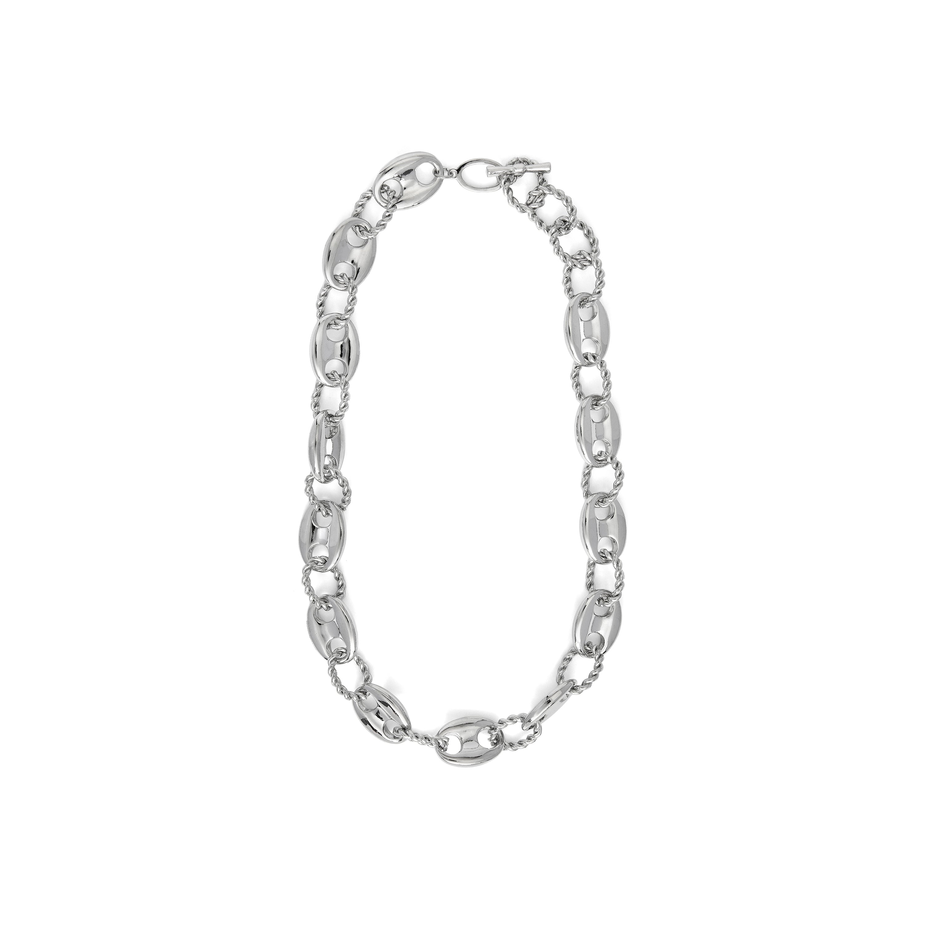 Collar acabado en rodio - Laroth