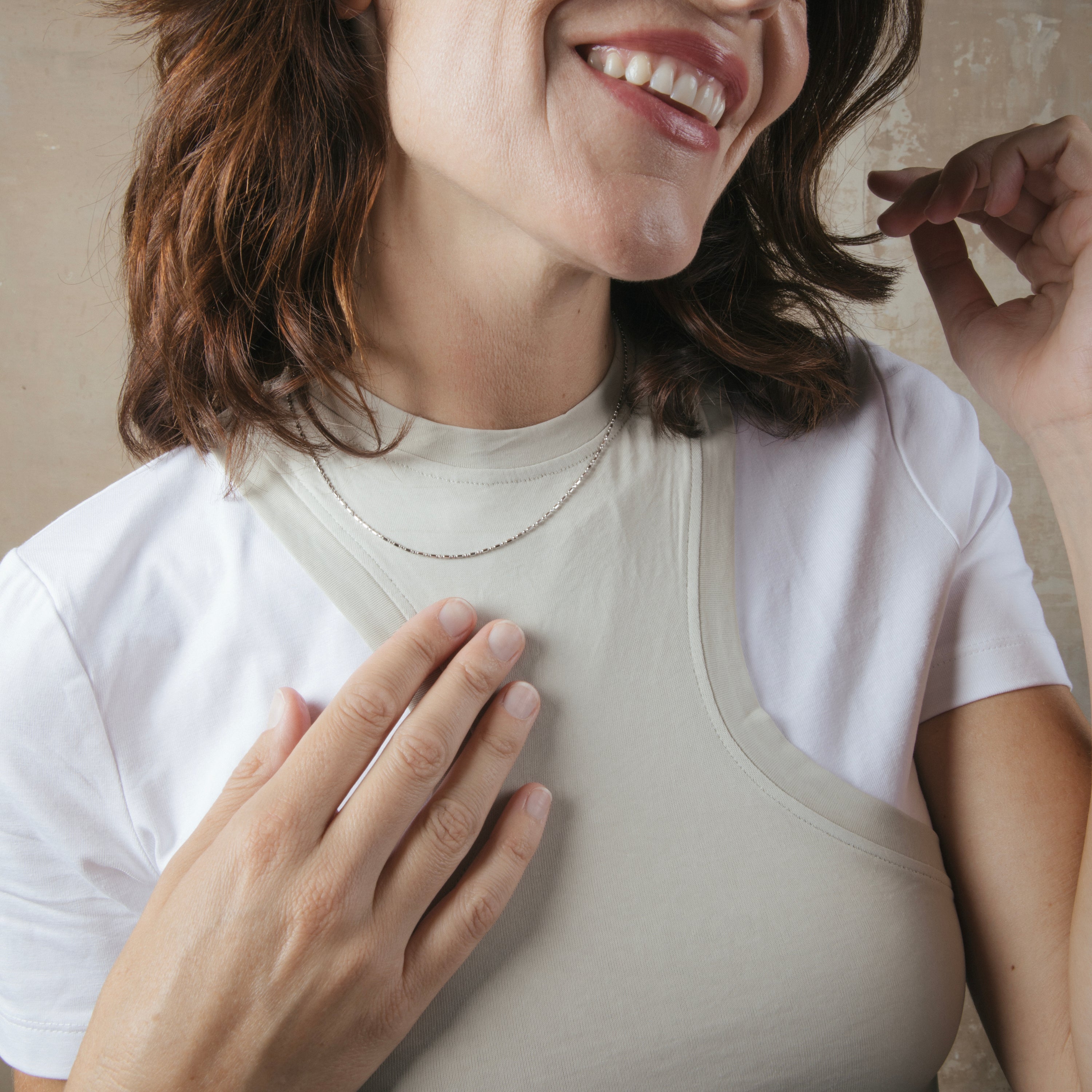 Collar acabado en rodio - Sumga