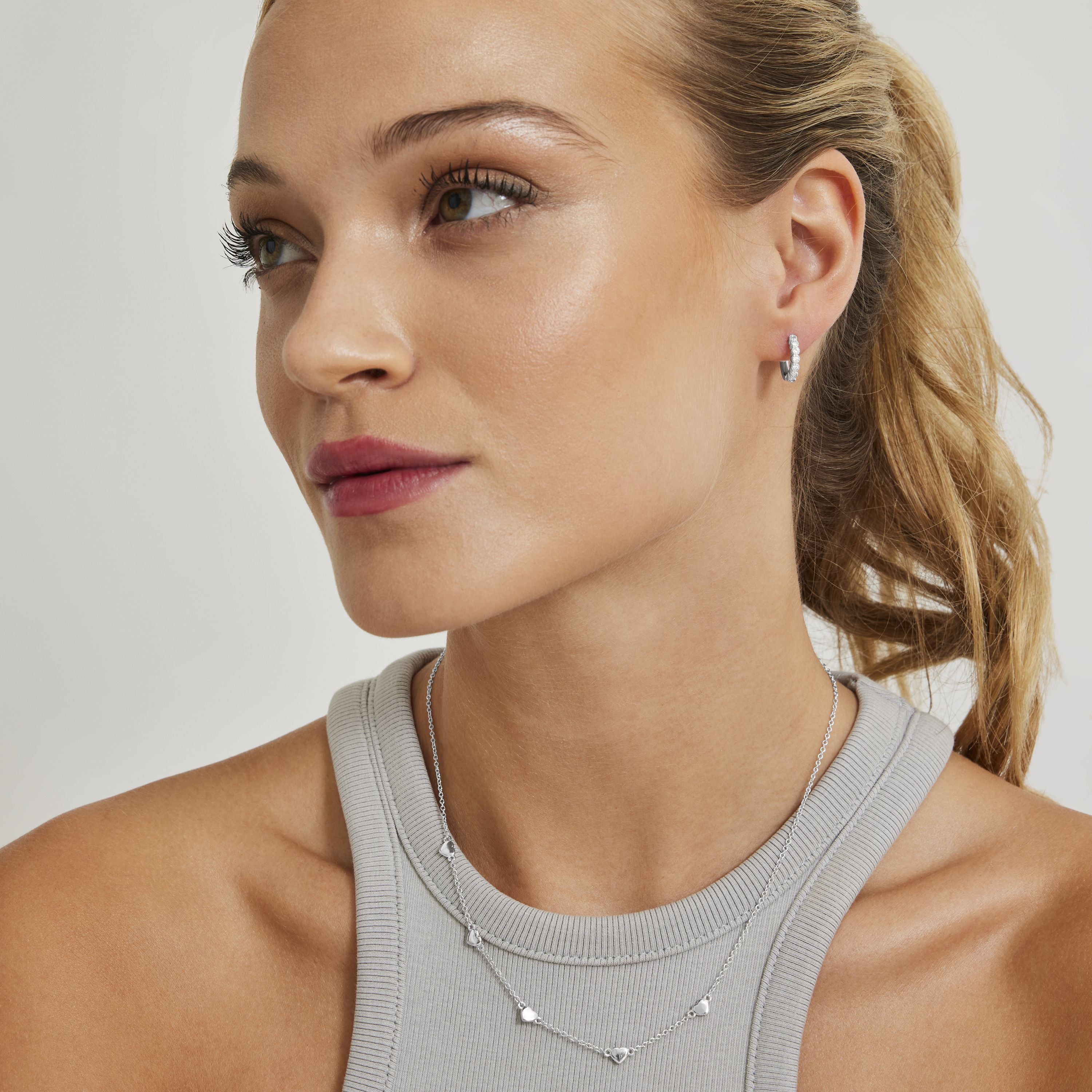 Collar acabado en rodio - Moham